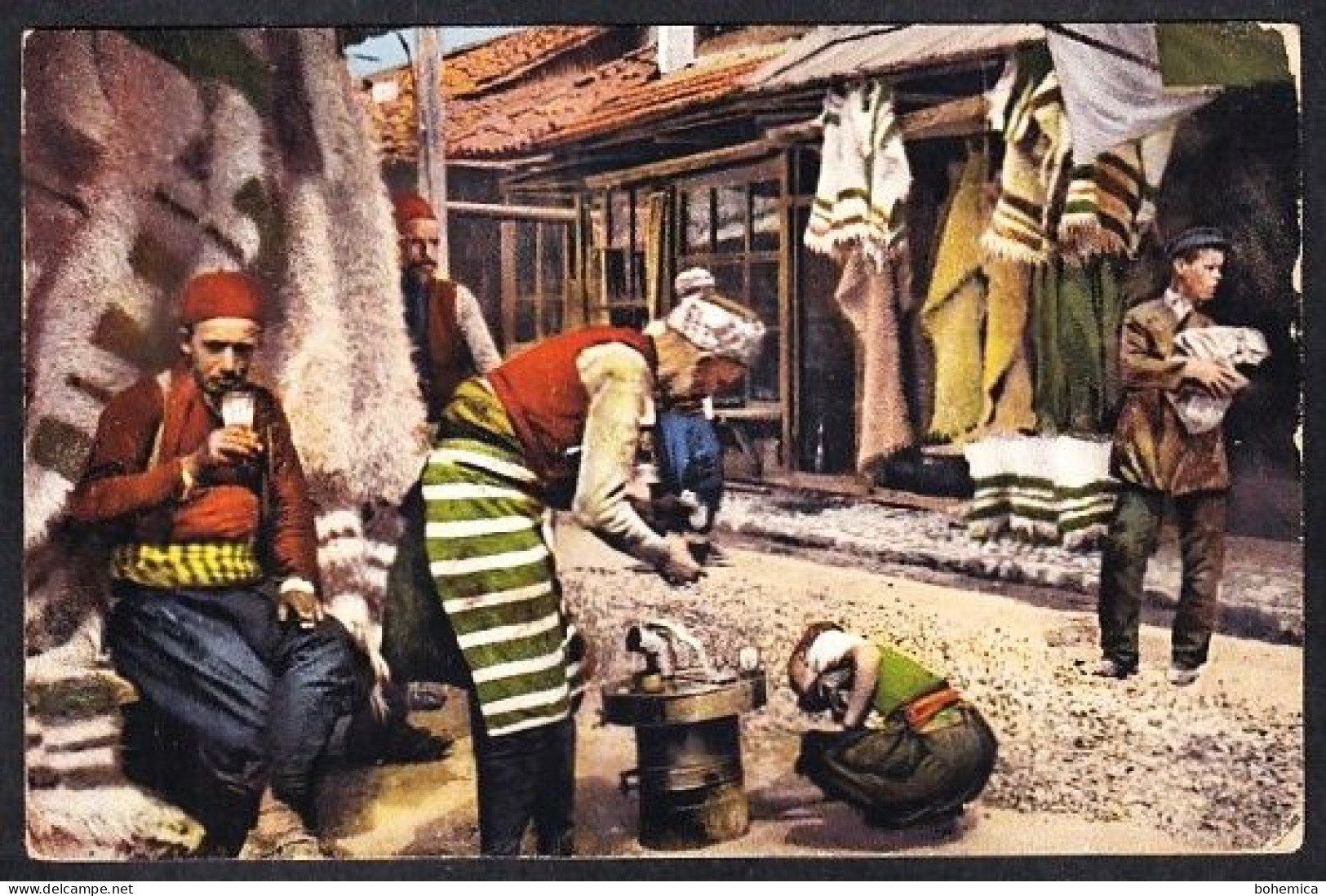 BOSNA I HERCEGOVINA SARAJEVO BOSNISCHER TEEVERKÄUFER BOSANSKI PRODAVAOC ČAJA 1916 - Bosnien-Herzegowina