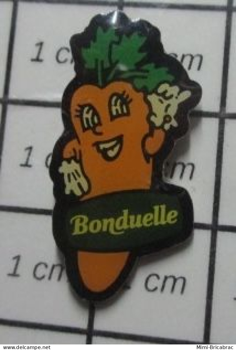 SP03 Pin's Pins / Beau Et Rare / ALIMENTATION / CAROTTE EN CONSERVE BONDUELLE - Alimentation