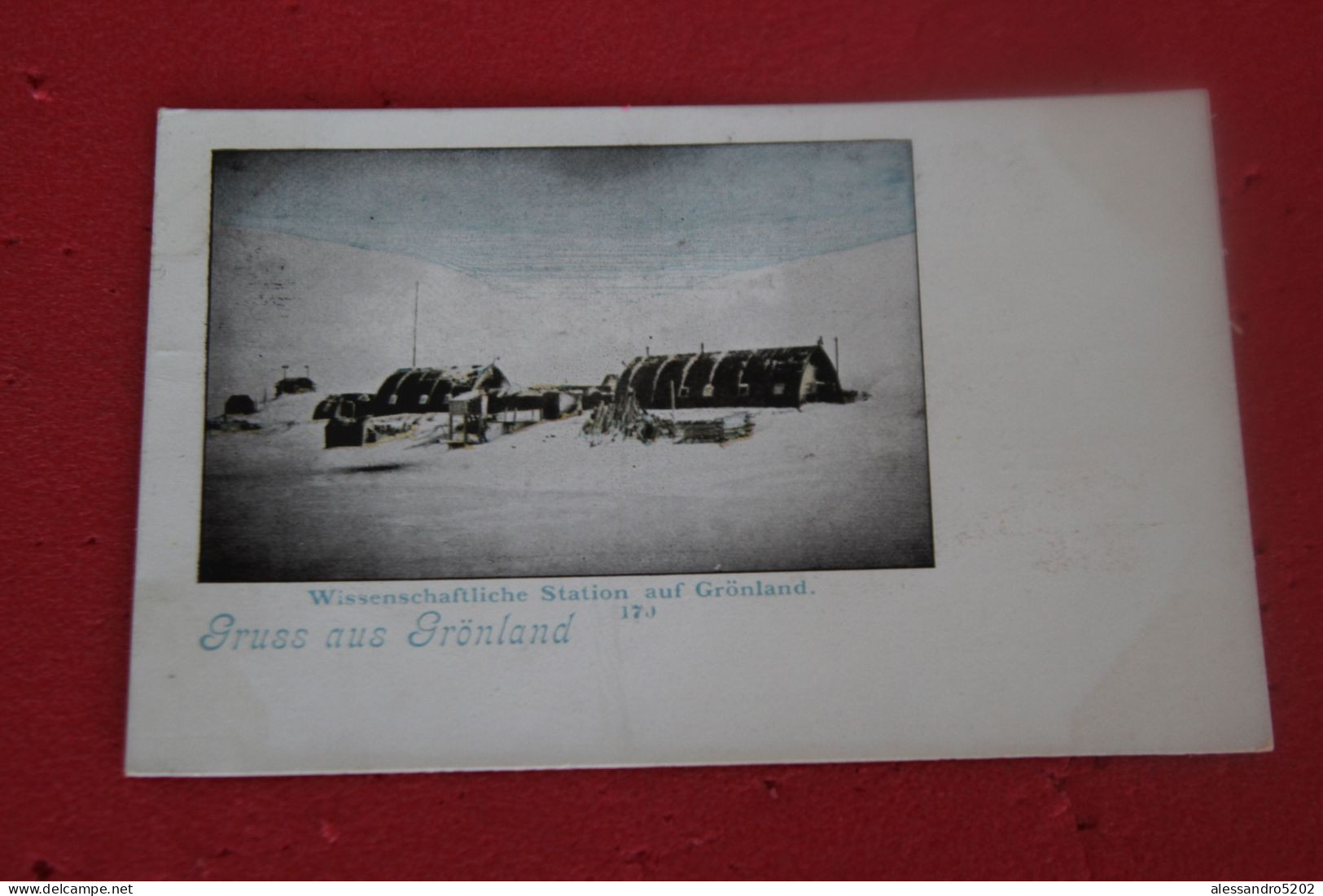 Gronland Greenland Gruss Wissenschaftliche Station N. 170 First Years 1900 NV - Groenland