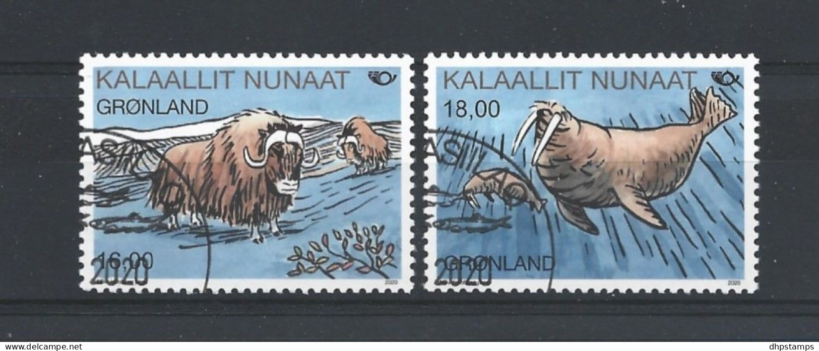 Greenland 2020 Norden Fauna Y.T. 824/825 (0) - Used Stamps