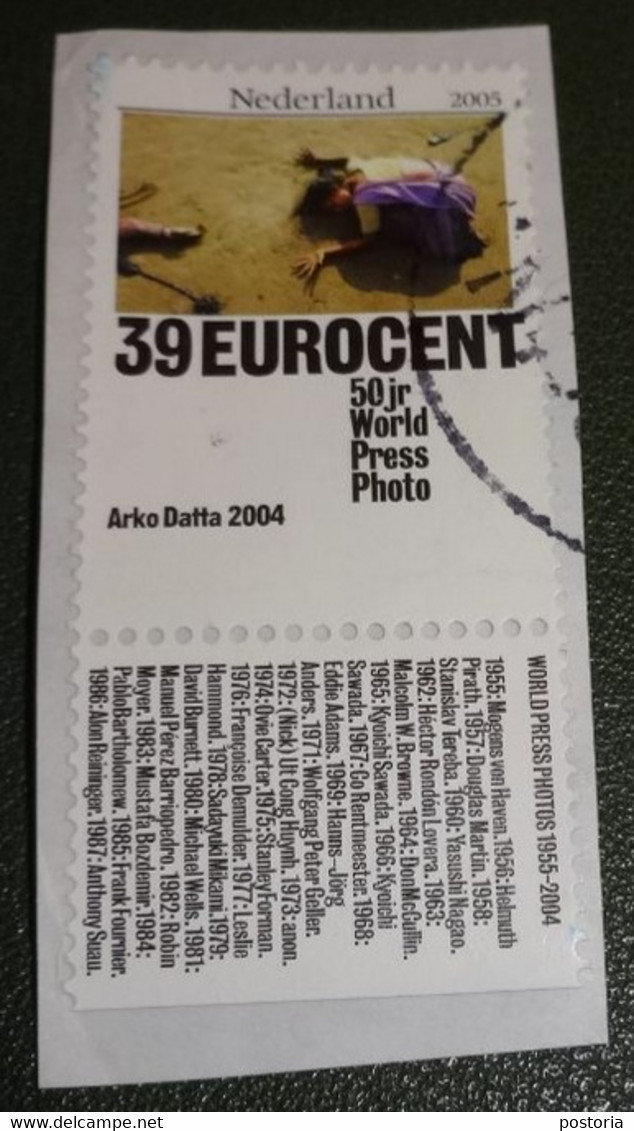 Nederland - NVPH - 2361 - 2005 - Gebruikt Onafgeweekt- World Press Photo - Arko Datta - Onder Tab - Used Stamps