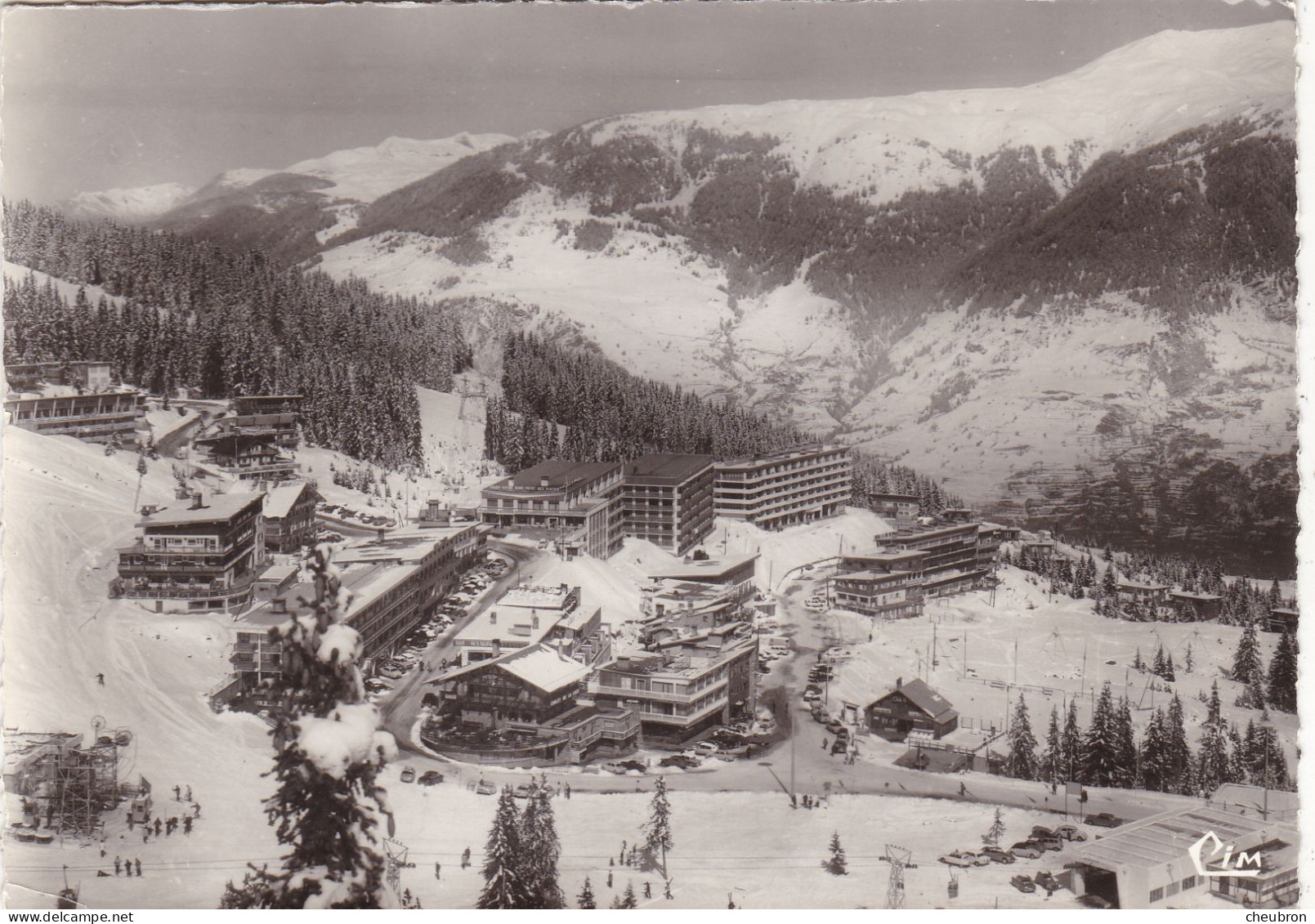 73. COURCHEVEL. CPA. QUARTIER DU PLAUTRET.. ANNEES 50 + TEXTE - Courchevel