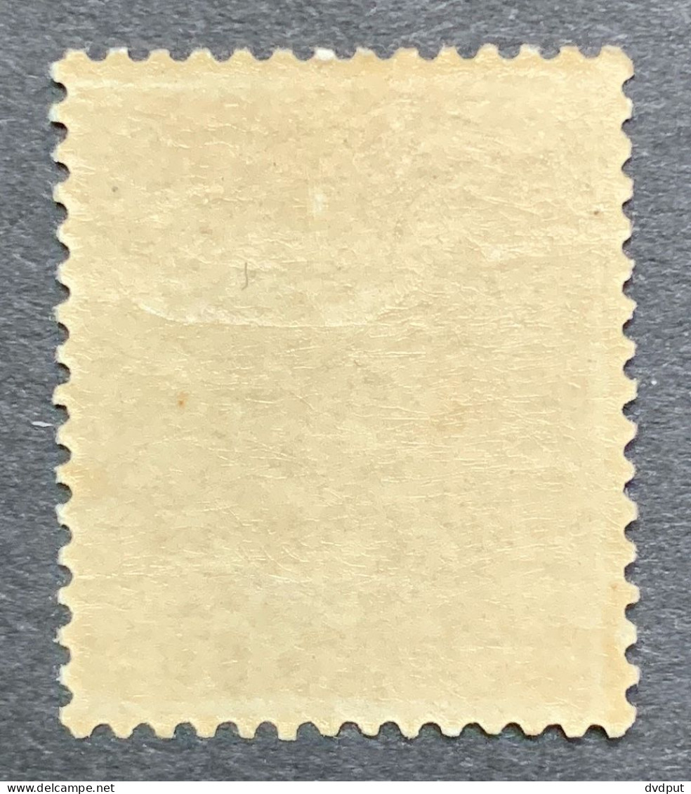 België, 1884-91, Nr 50 In Paar, Licht Spoor Van Plakker *, OBP 15€ - 1884-1891 Leopold II.