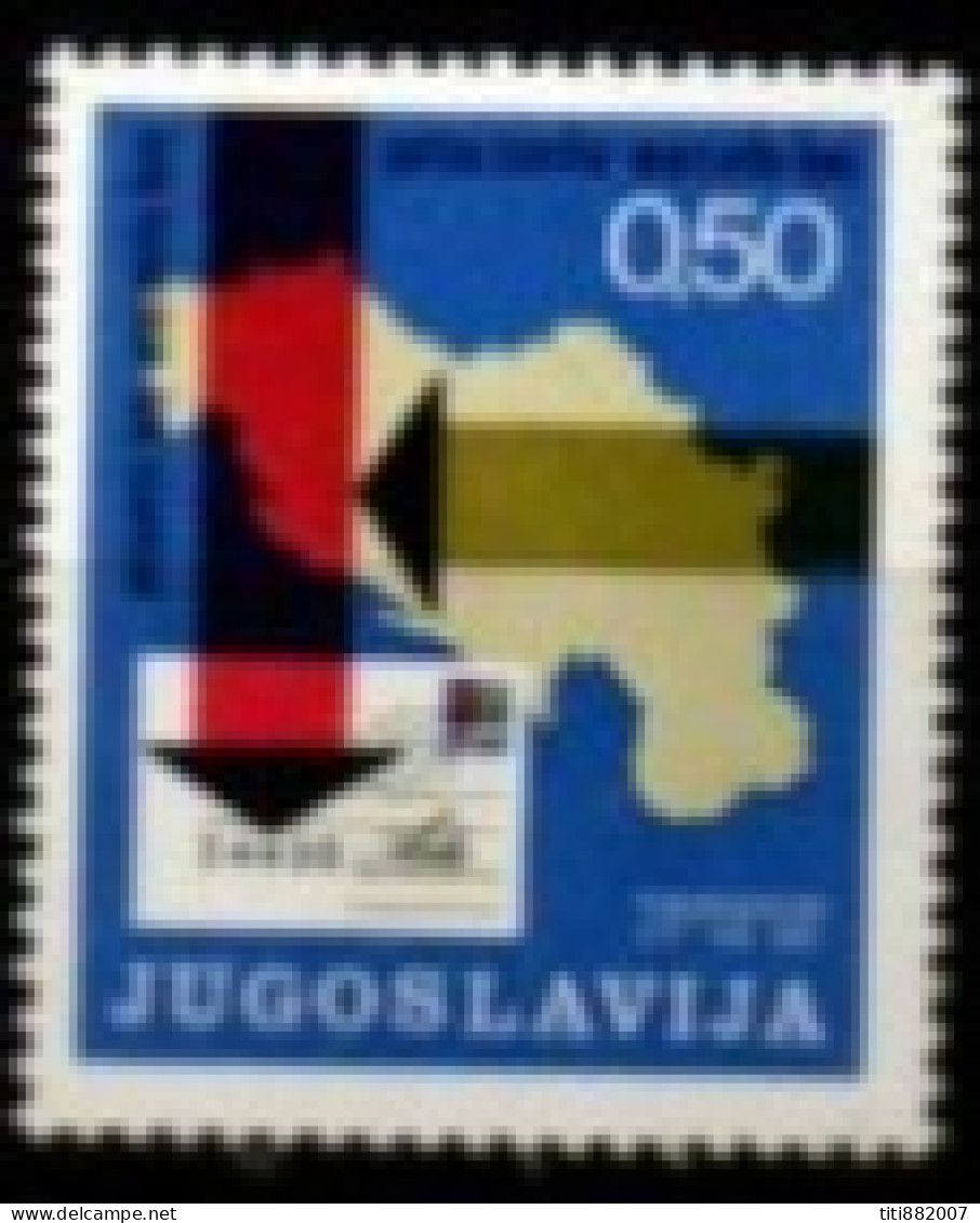 YOUGOSLAVIE    -  1972  .  Y&T N° 1333 ** .  Code Postal - Nuevos