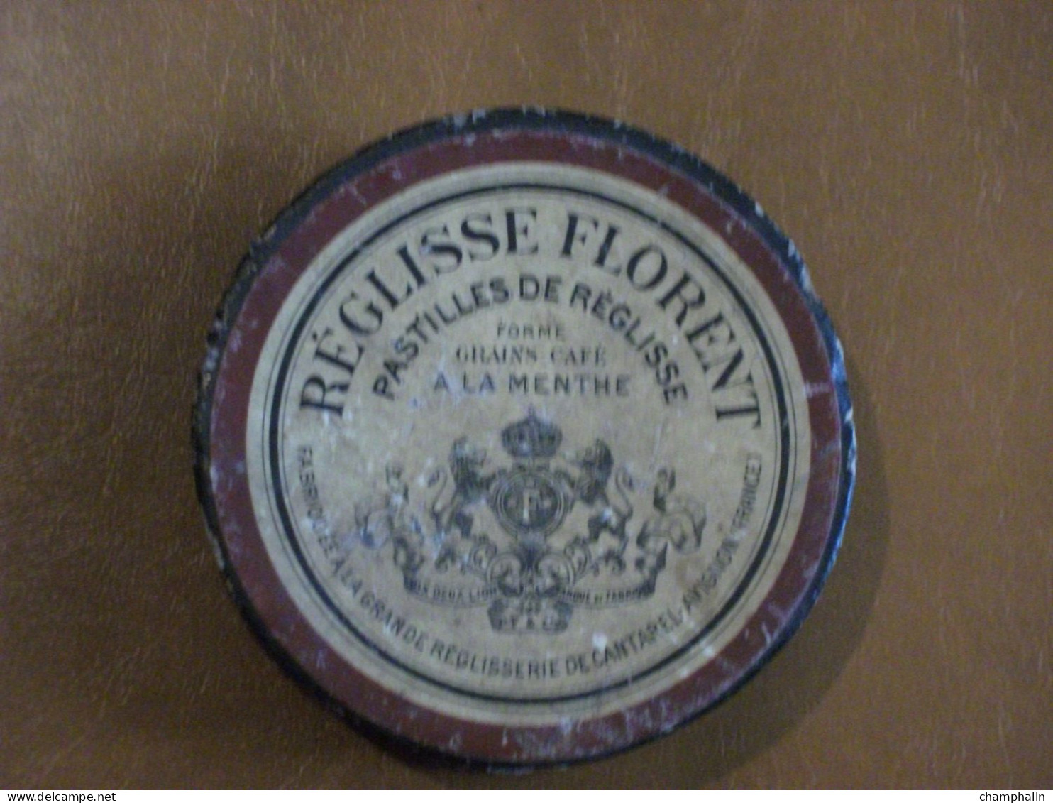 Boîte En Carton Ancienne - Réglisse Florent - Grande Réglisserie De Cantarel à Avignon (84) - Confiserie Pastilles - Dozen