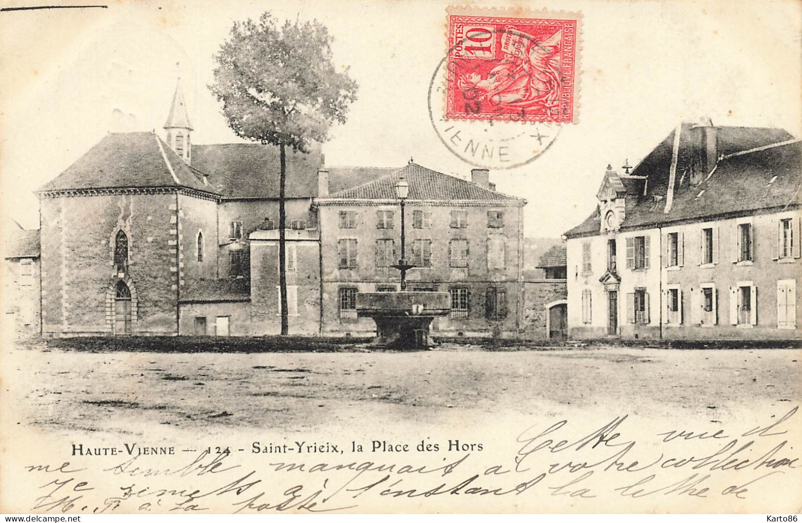 St Yrieix * 1902 * La Place Des Hors * Villageois - Saint Yrieix La Perche