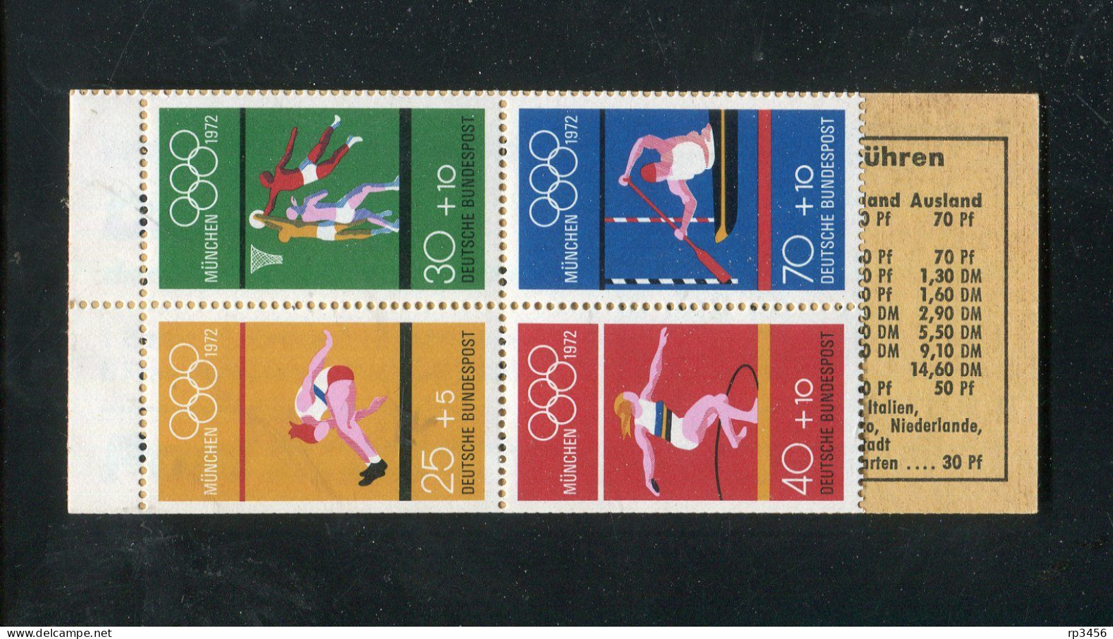 "BUNDESREPUBLIK DEUTSCHLAND" 1972, Markenheftchen Mi. 17 "Olympiade" ** (R1163) - 1971-2000