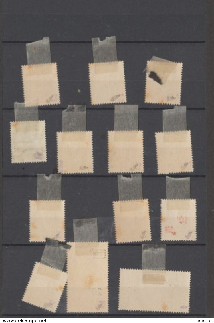 N°216A/28A, Série De 1947 Papier Jaunâtre Dont N°220A*  Qualité: * Cote1590€ - Unused Stamps