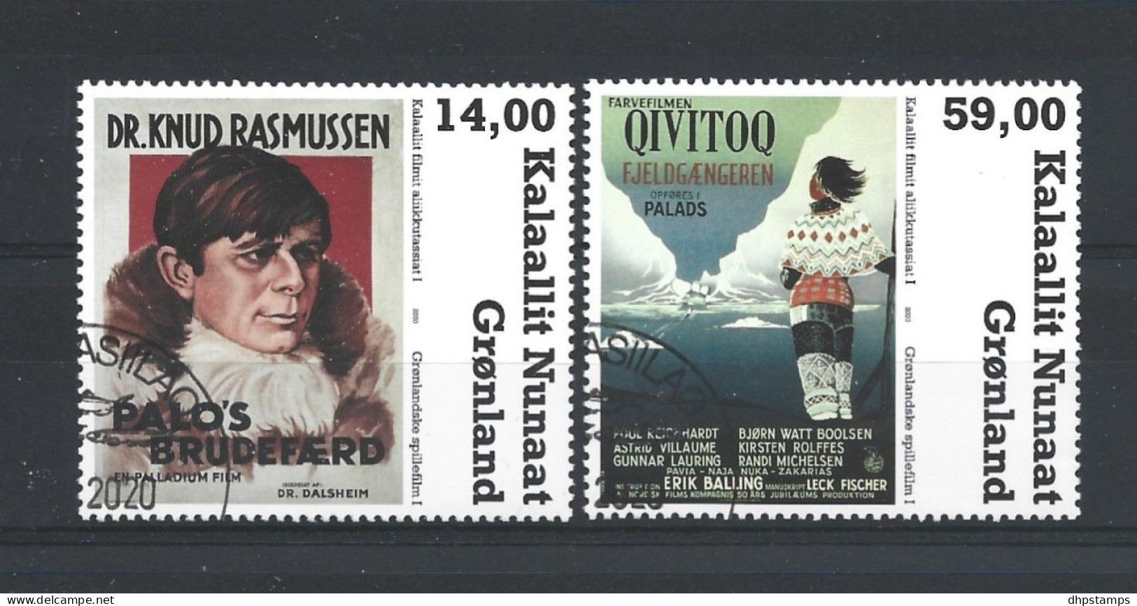 Greenland 2020 Classic Movie Posters Y.T. 834/835 (0) - Used Stamps