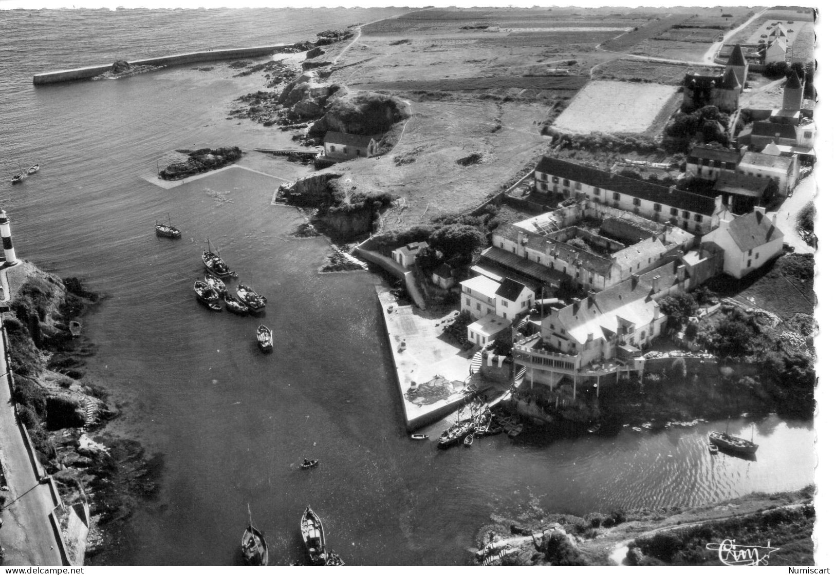 Doëlan Clohars-Carnoët Vue Aérienne Le Port Café Du Port - Clohars-Carnoët