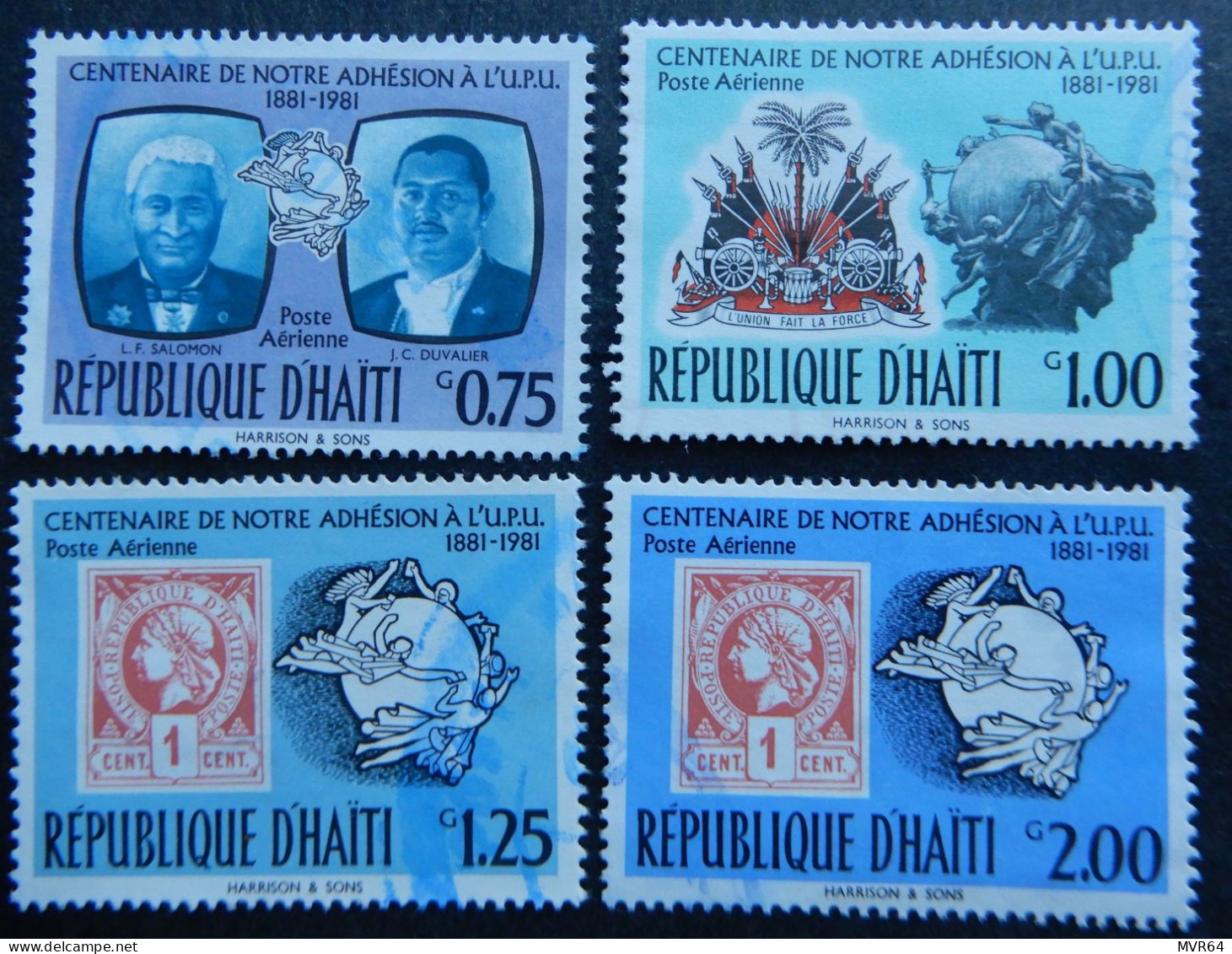 Haïti 1983 (5) The 100th Anniversary Of U.P.U. Membership  Airmail - Haiti