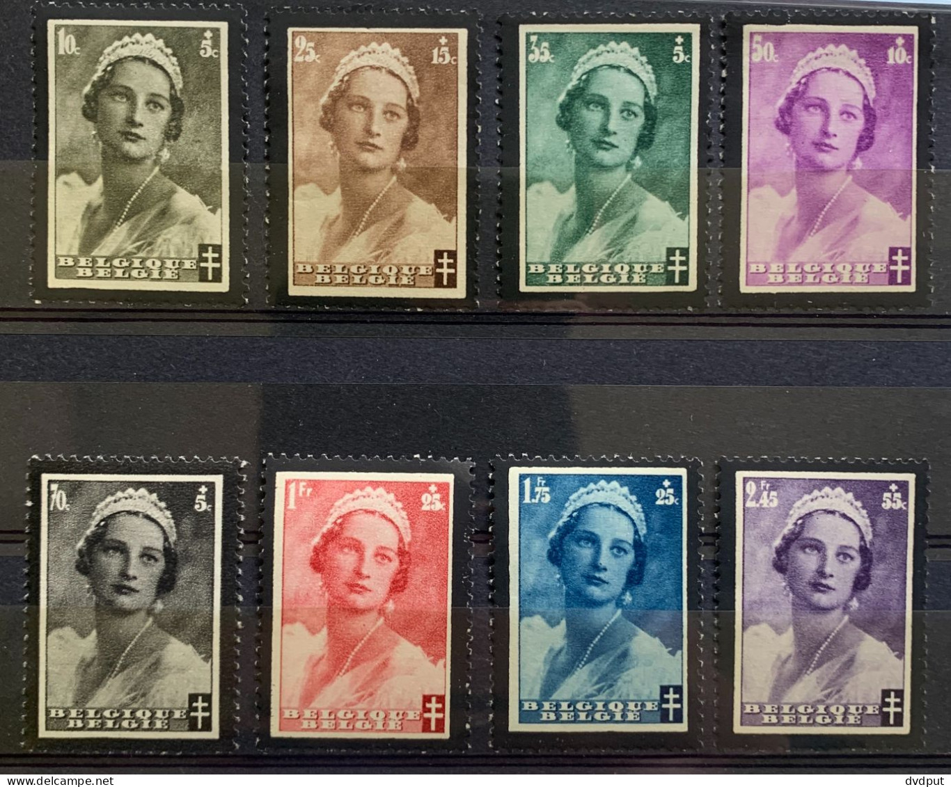België, 1935, Nr 411/18, Postfris **, OBP 25€ - Neufs