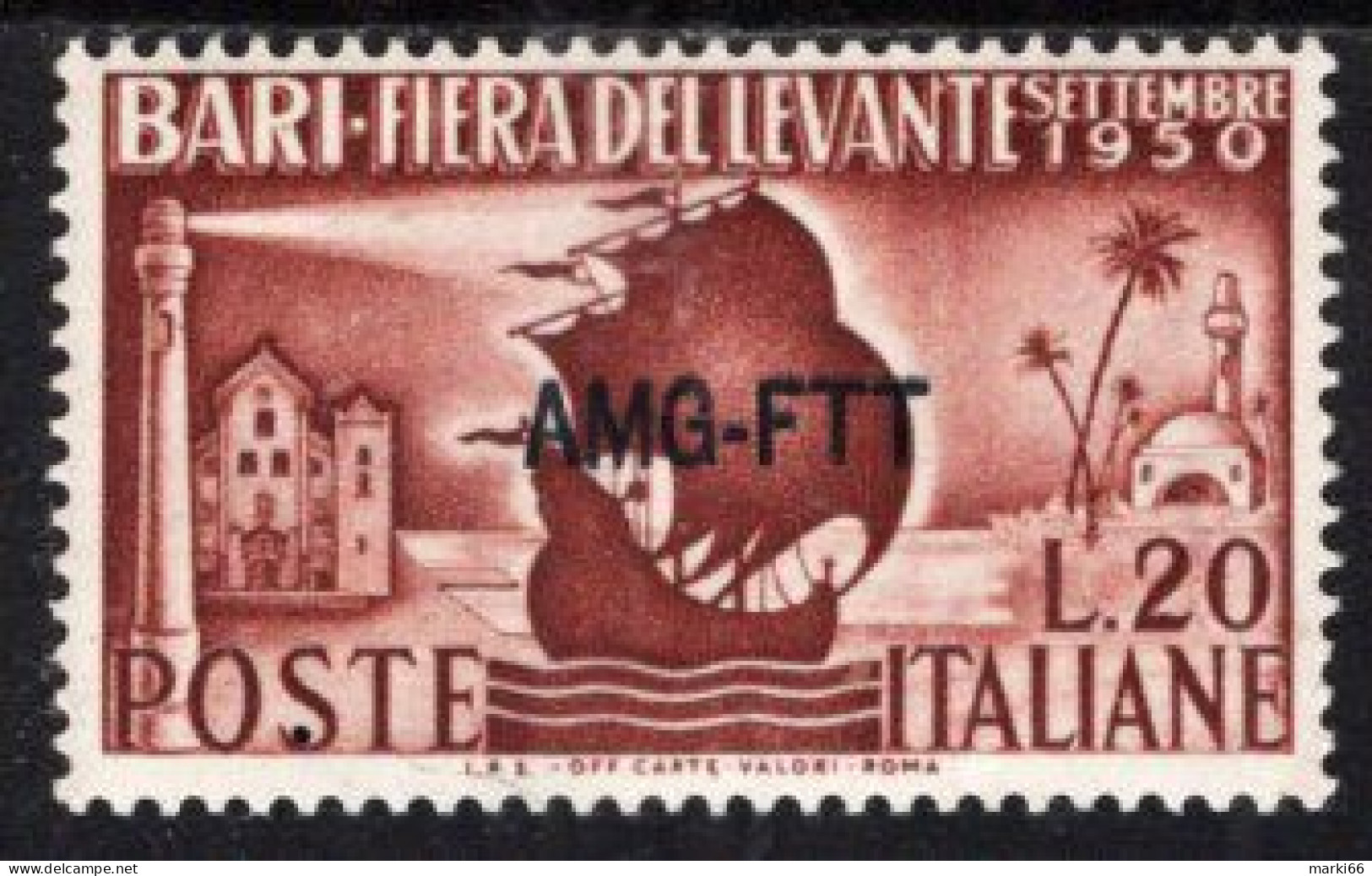 Italy - Trieste Zona A  - 1950 - Levant Fair In Bari - Mint Stamp - Nuovi