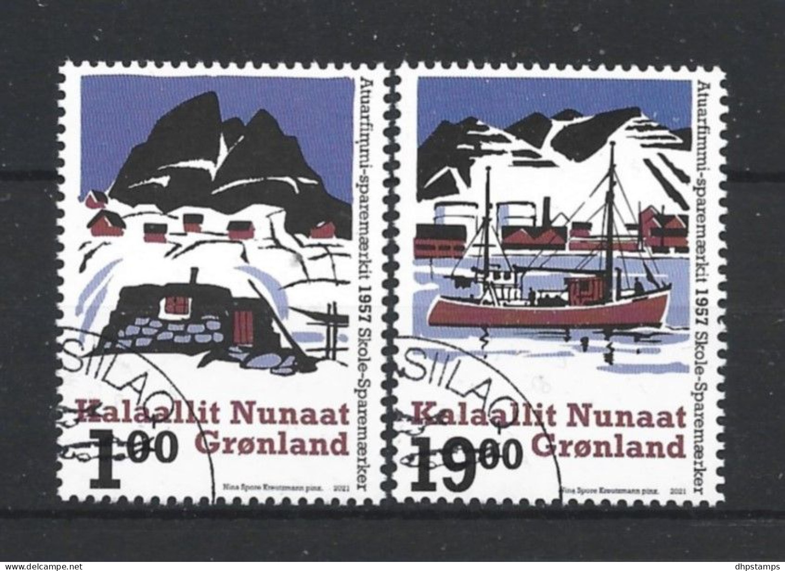 Greenland 2021 School Savings Coupons Y.T. 844/845 (0) - Oblitérés