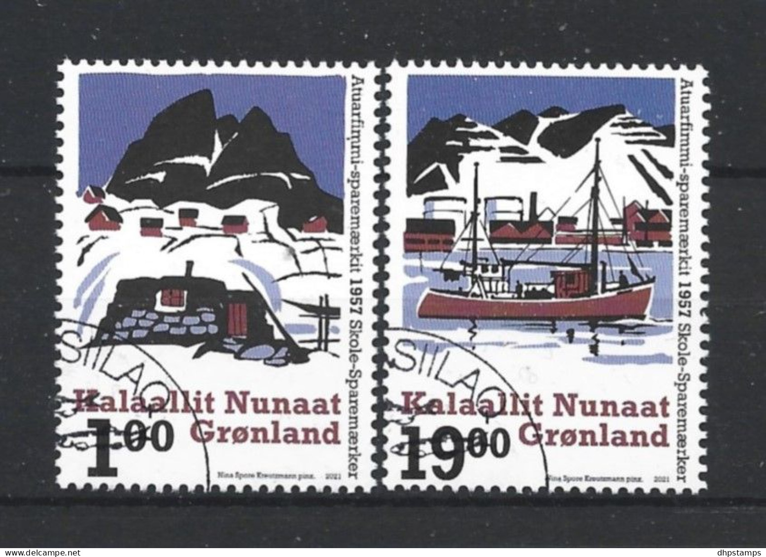 Greenland 2021 School Savings Coupons Y.T. 844/845 (0) - Used Stamps