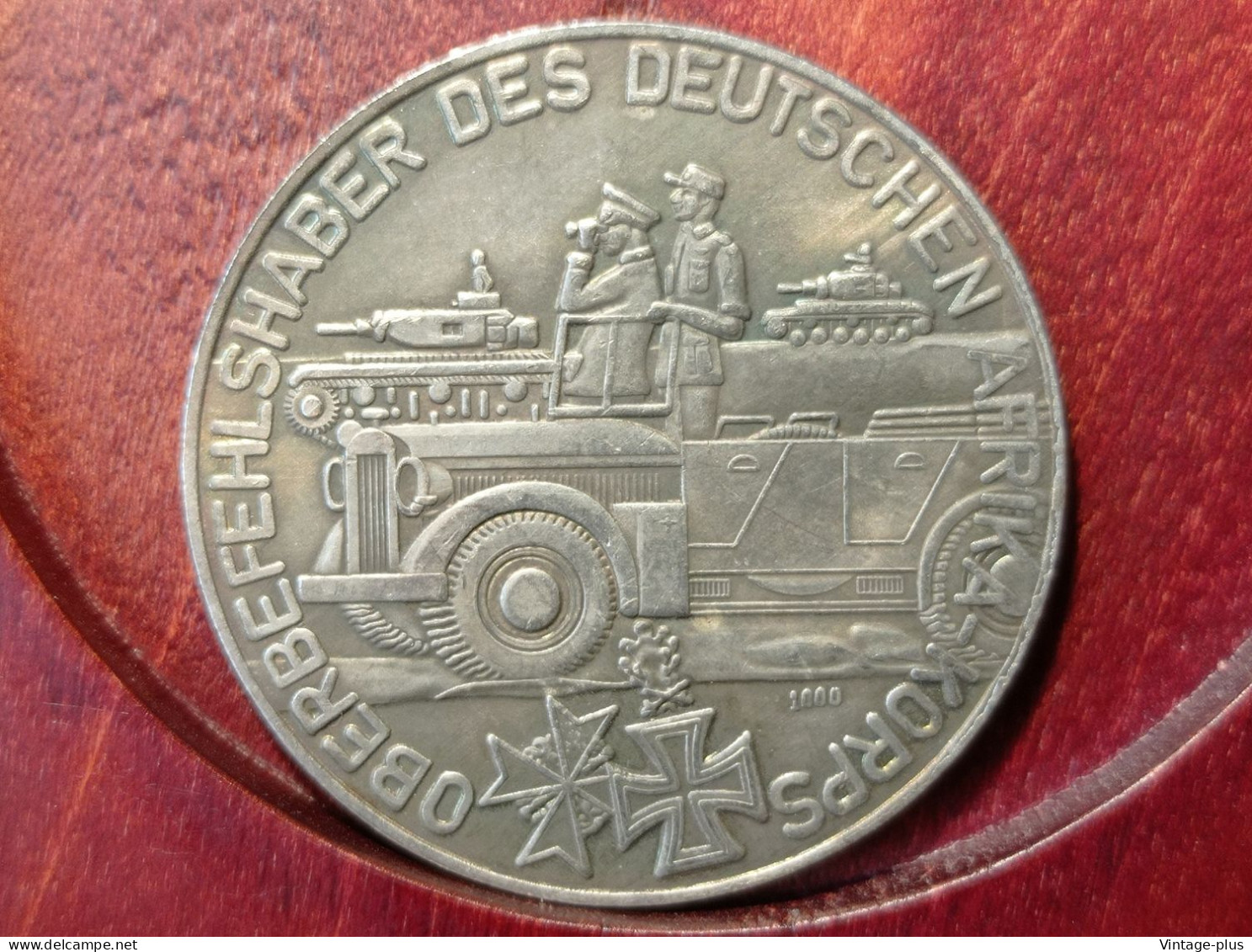 GERMANIA 3° REICH MONETA COMMEMORATIVA GENERALFELDMARSCHALL ERWIN ROMMET - AFRIKA CORPS  - ALLEMAGNE - DEUTSCHLAND - Andere & Zonder Classificatie