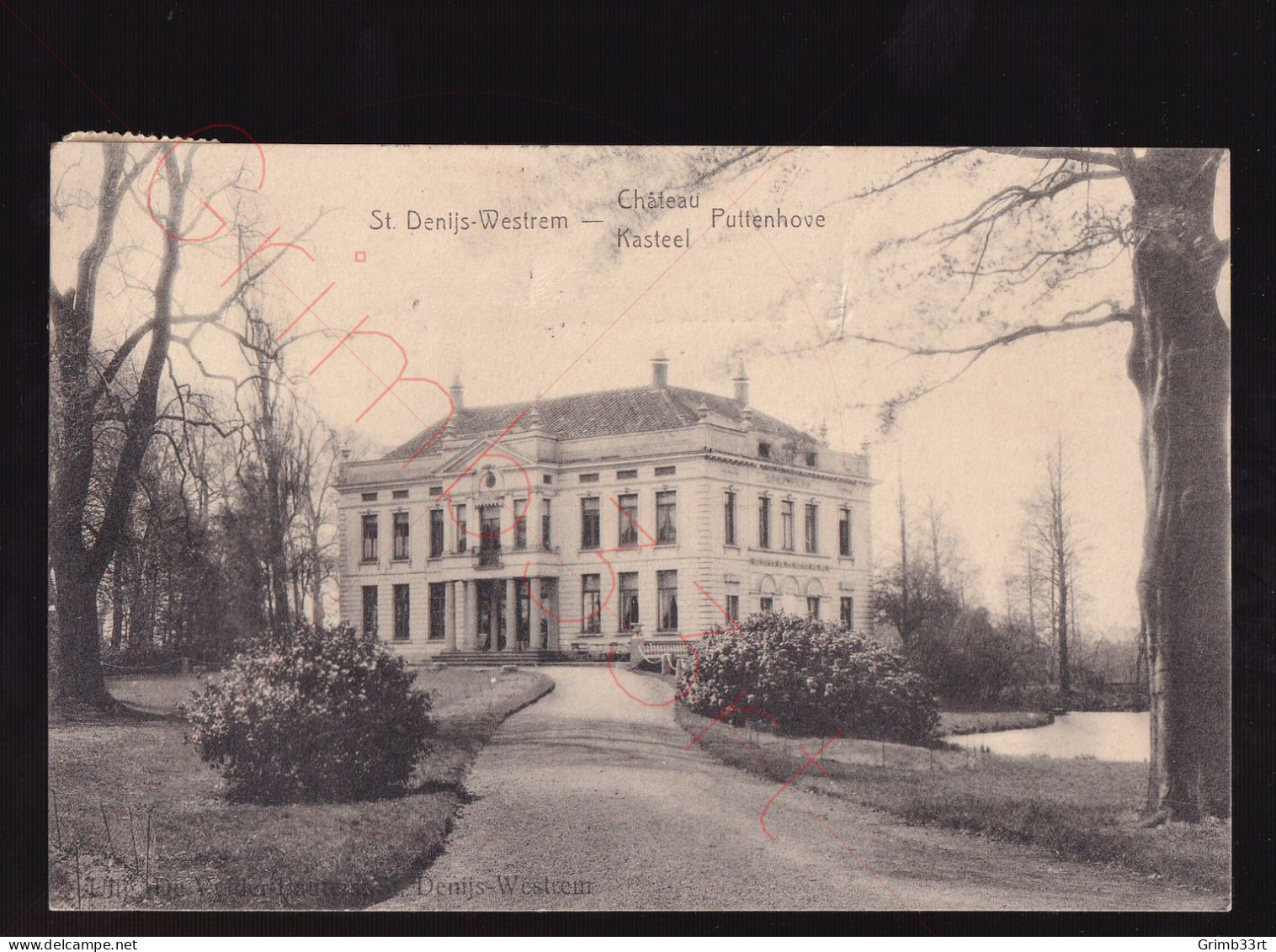 St. Denijs-Westrem - Château Puttenhove - Postkaart - Gent