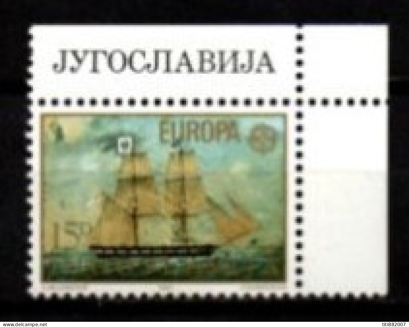 YOUGOSLAVIE    -  1982 .  Y&T N° 1805 ** .  Bateau  /  Europa - Unused Stamps