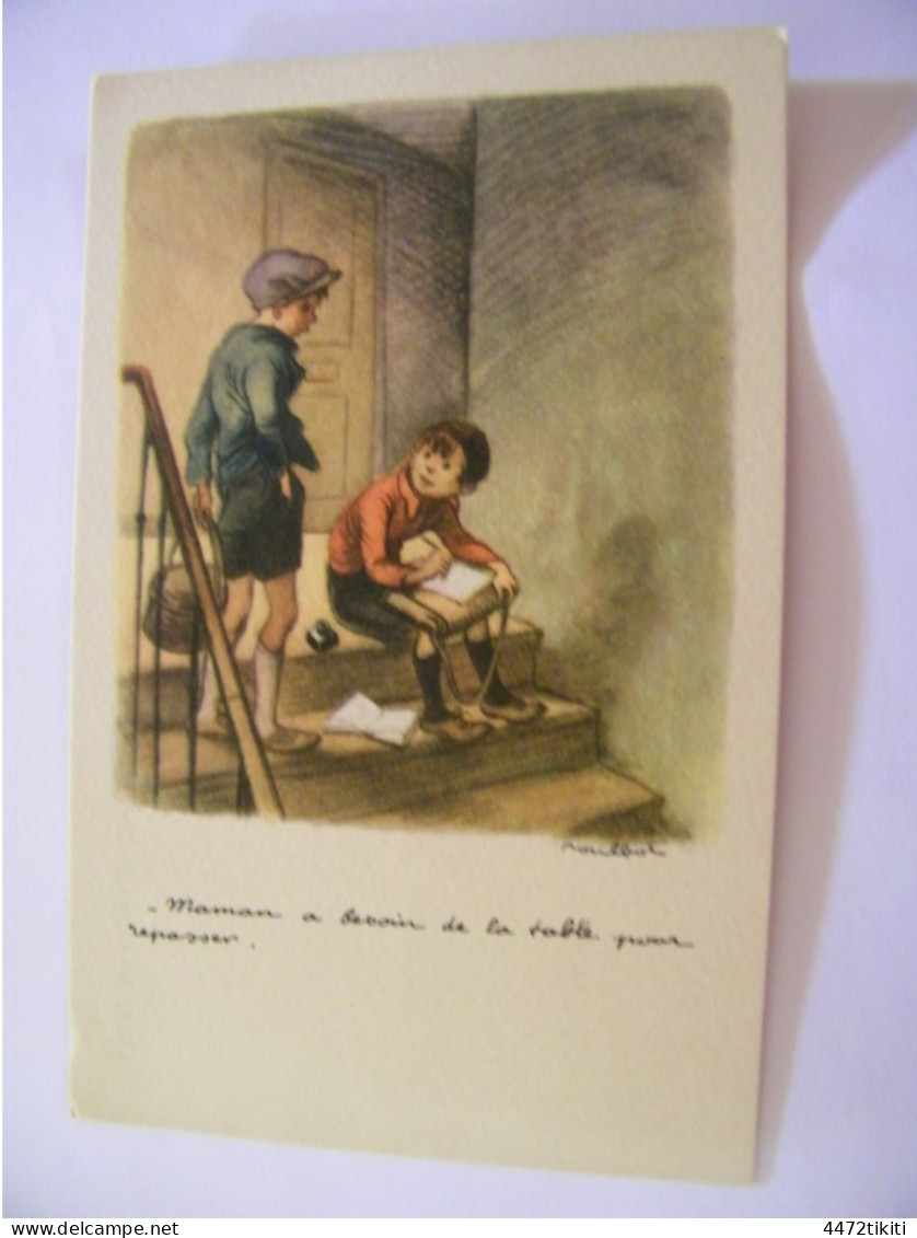 CPA - Illustrateur Poulbot - Besoin De La Table - 1920 - SUP (HT 96) - Poulbot, F.