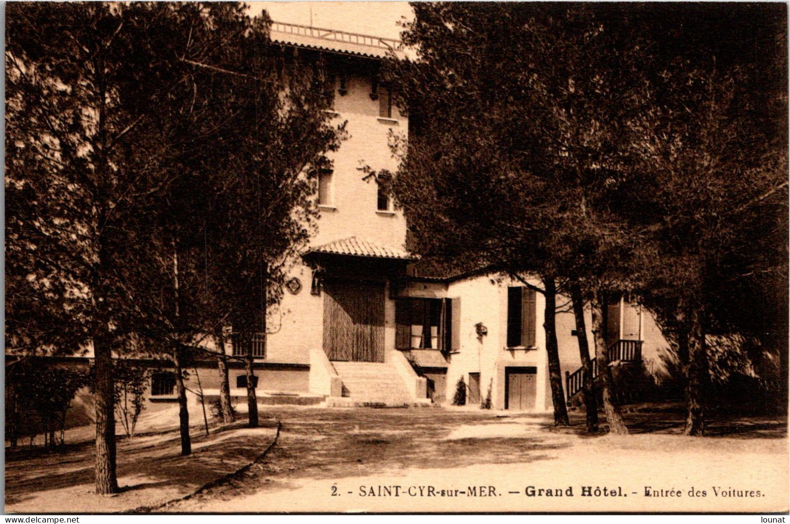 83 Saint CYR Sur Mer - Grand Hôtel Entrée Des Voitures - Saint-Cyr-sur-Mer