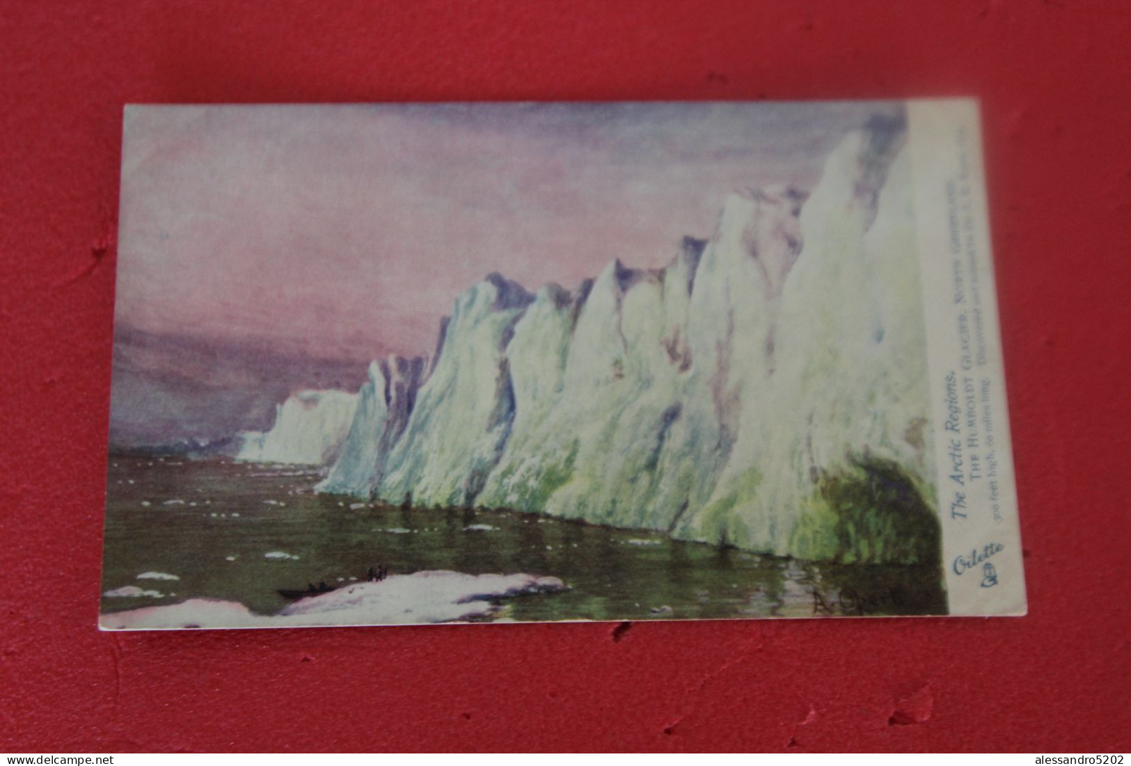 Gronland Greenland The Humboldt Glacier Ed. Oilette Tuck's Postcard NV - Groenland