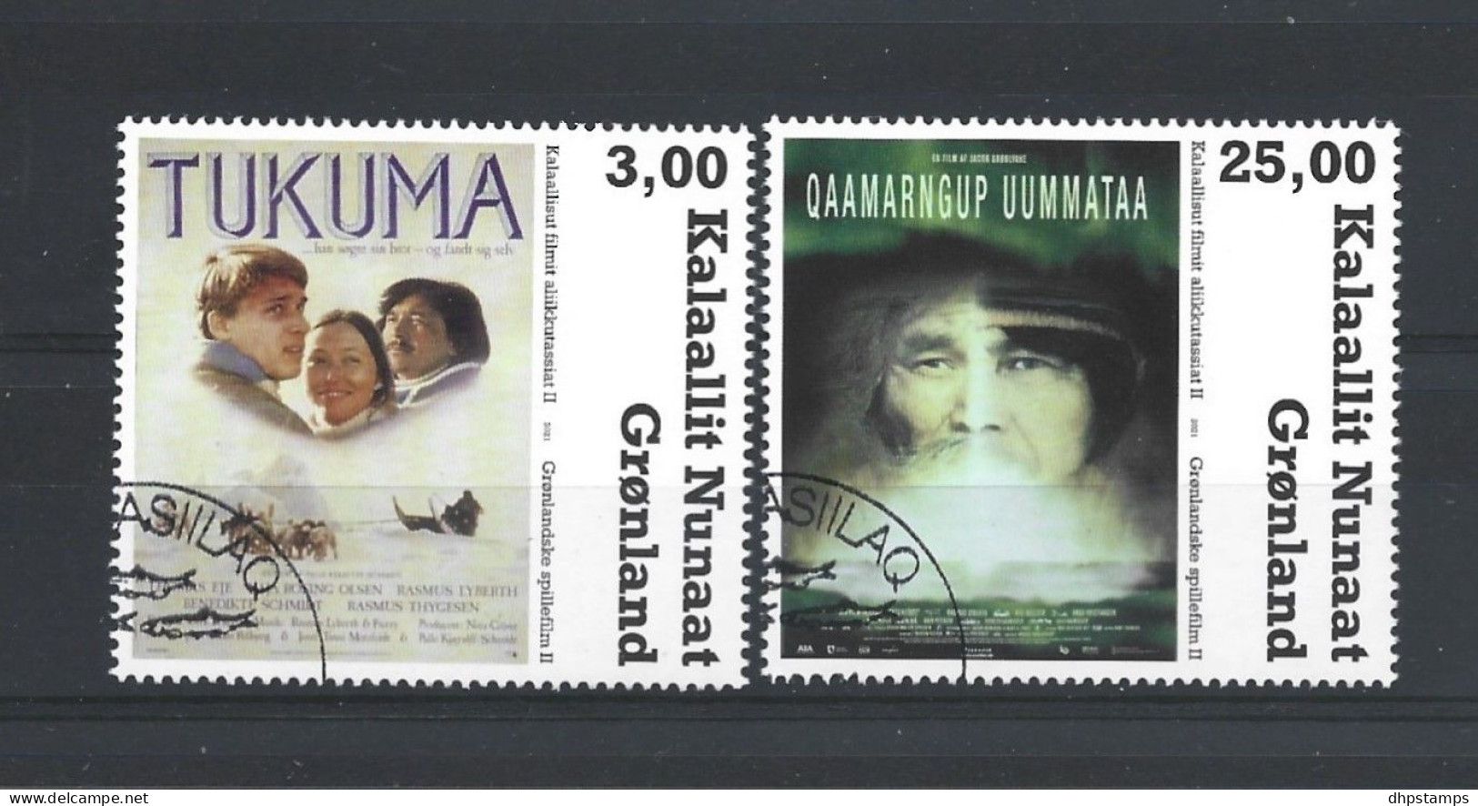 Greenland 2021 Classic Movie Posters Y.T. 858/859 (0) - Used Stamps