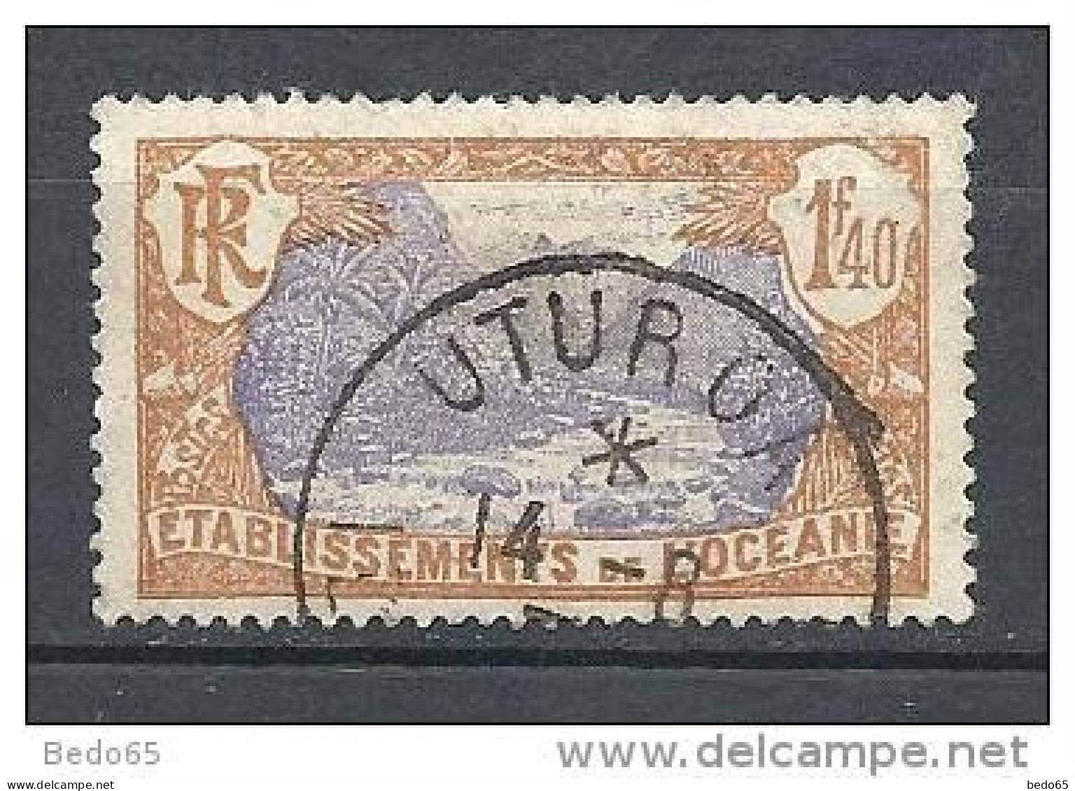 OCEANIE  N° 74 OBL UTUROA TTB RR - Used Stamps