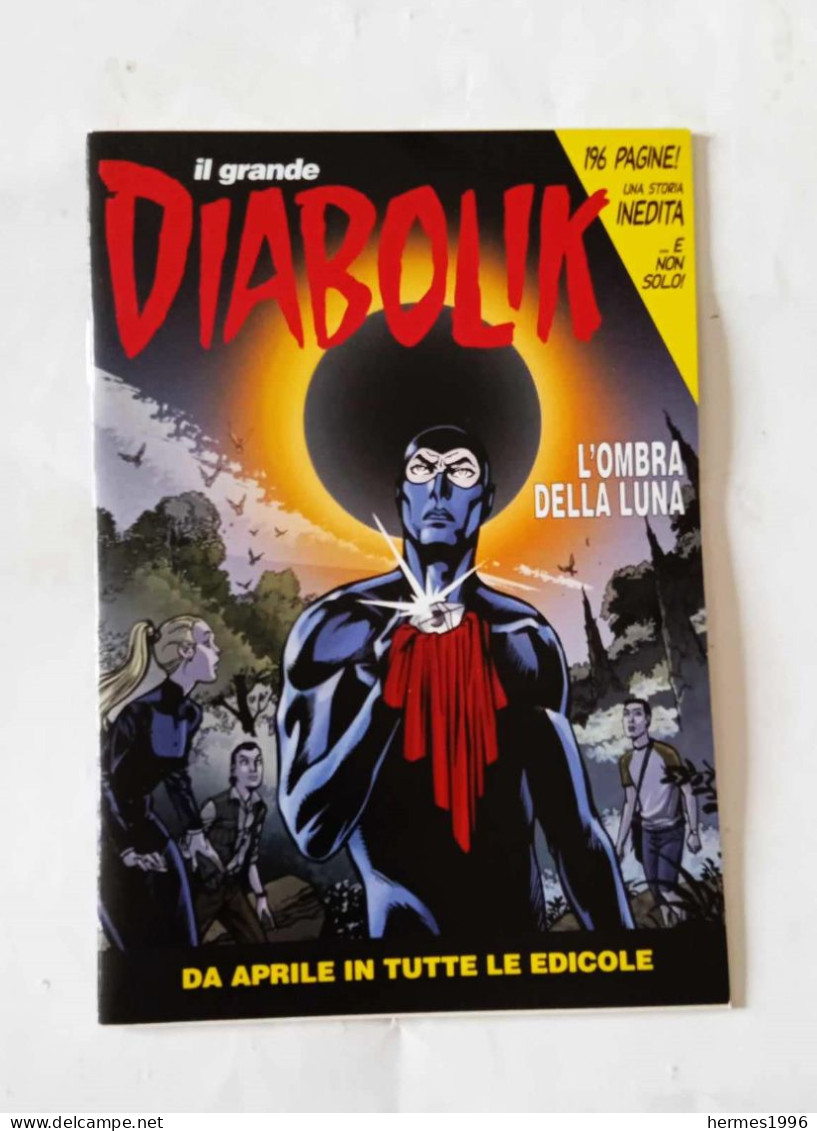 LIBRETTO   PUBBLICITARIO      EDIZIONE   SPECIALE     PROMOCARD     DIABOLIK - Comics