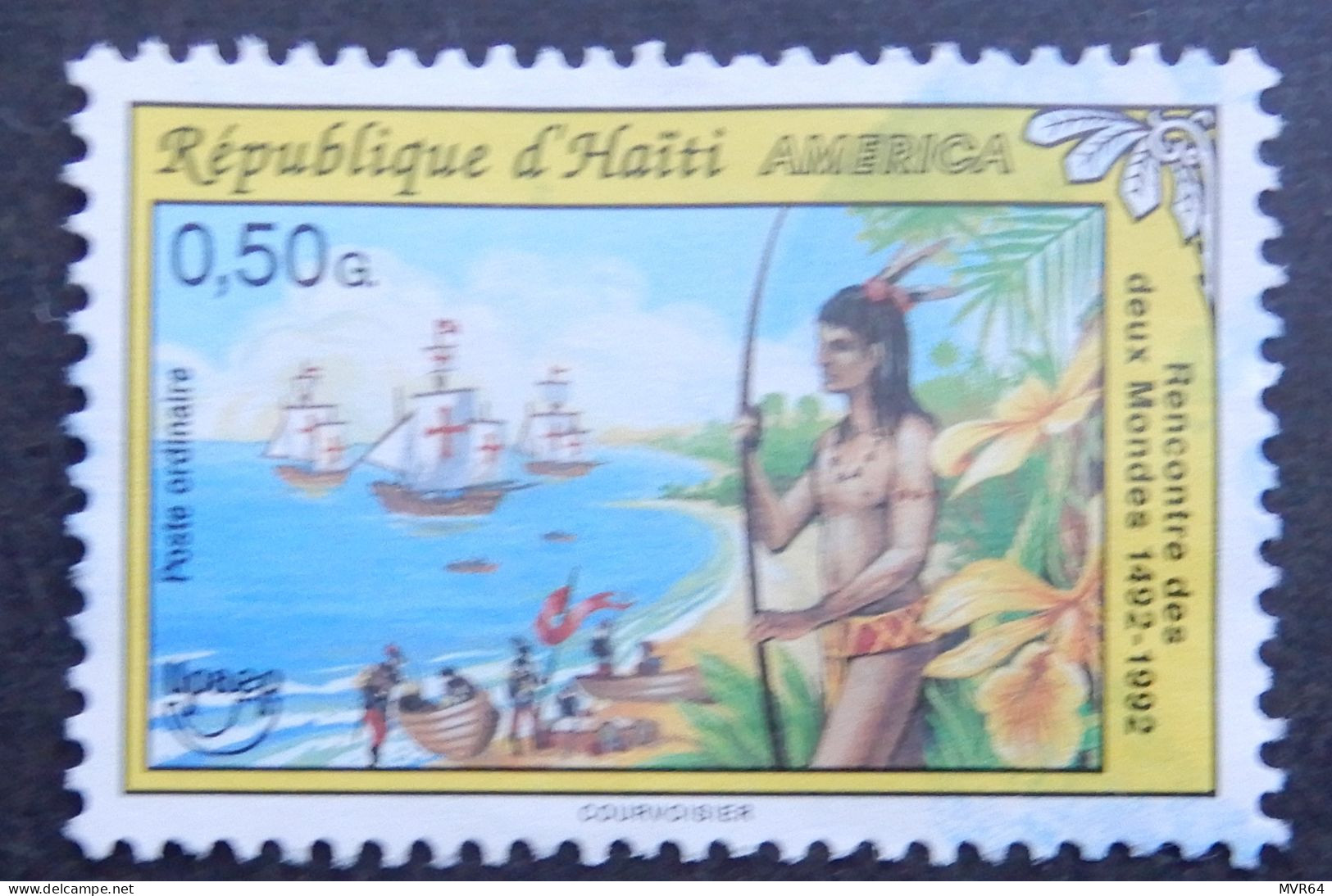 Haïti 1992 1993 (1a) The 500th Anniversary Of Discovery Of America By Columbus - Haïti