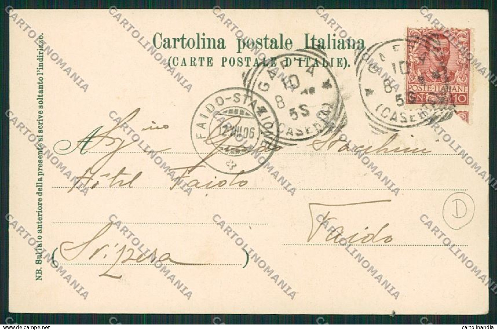 Latina Gaeta Cartolina QK4310 - Latina