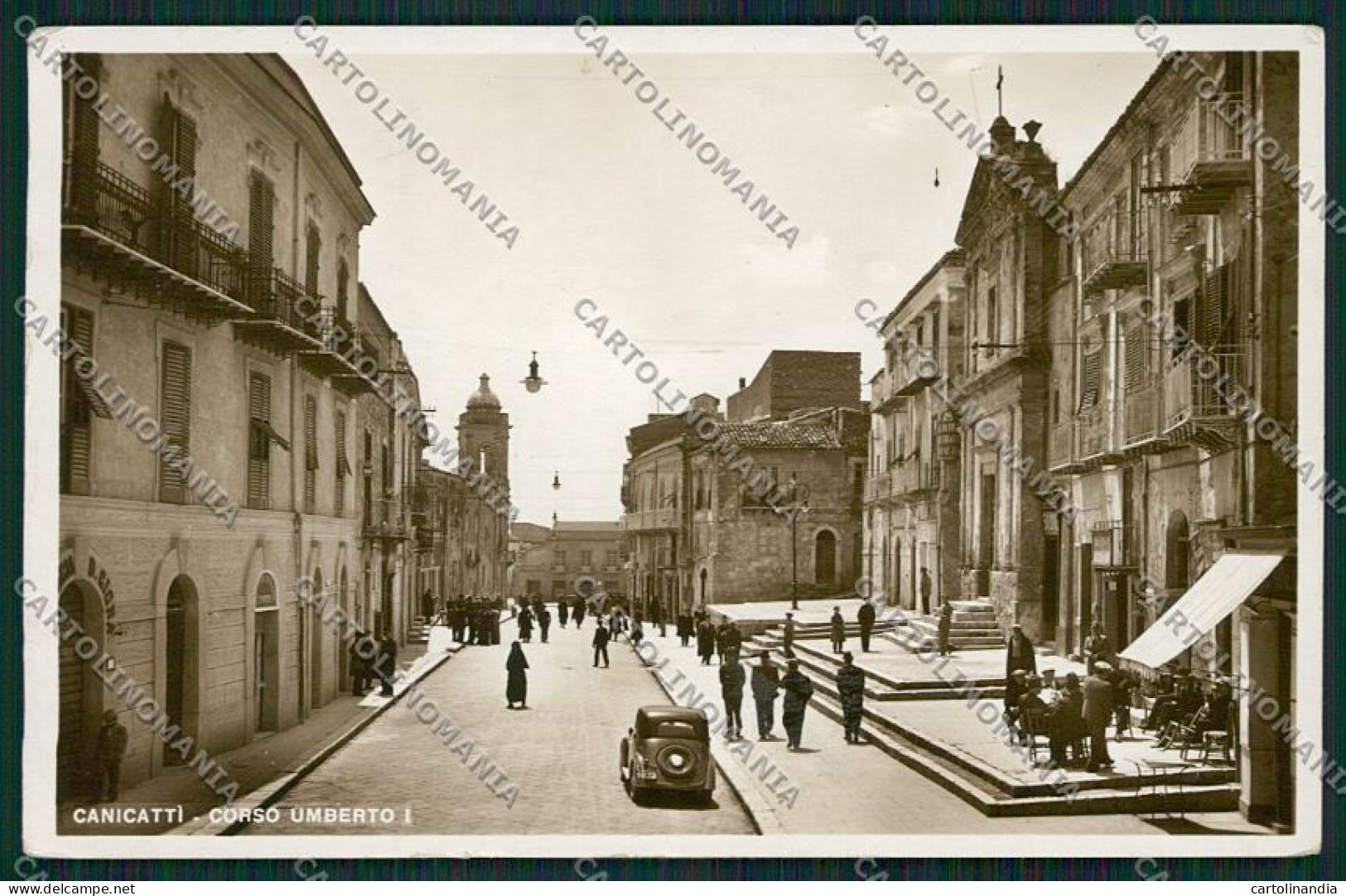 Agrigento Canicattì Foto Cartolina QK4838 - Agrigento