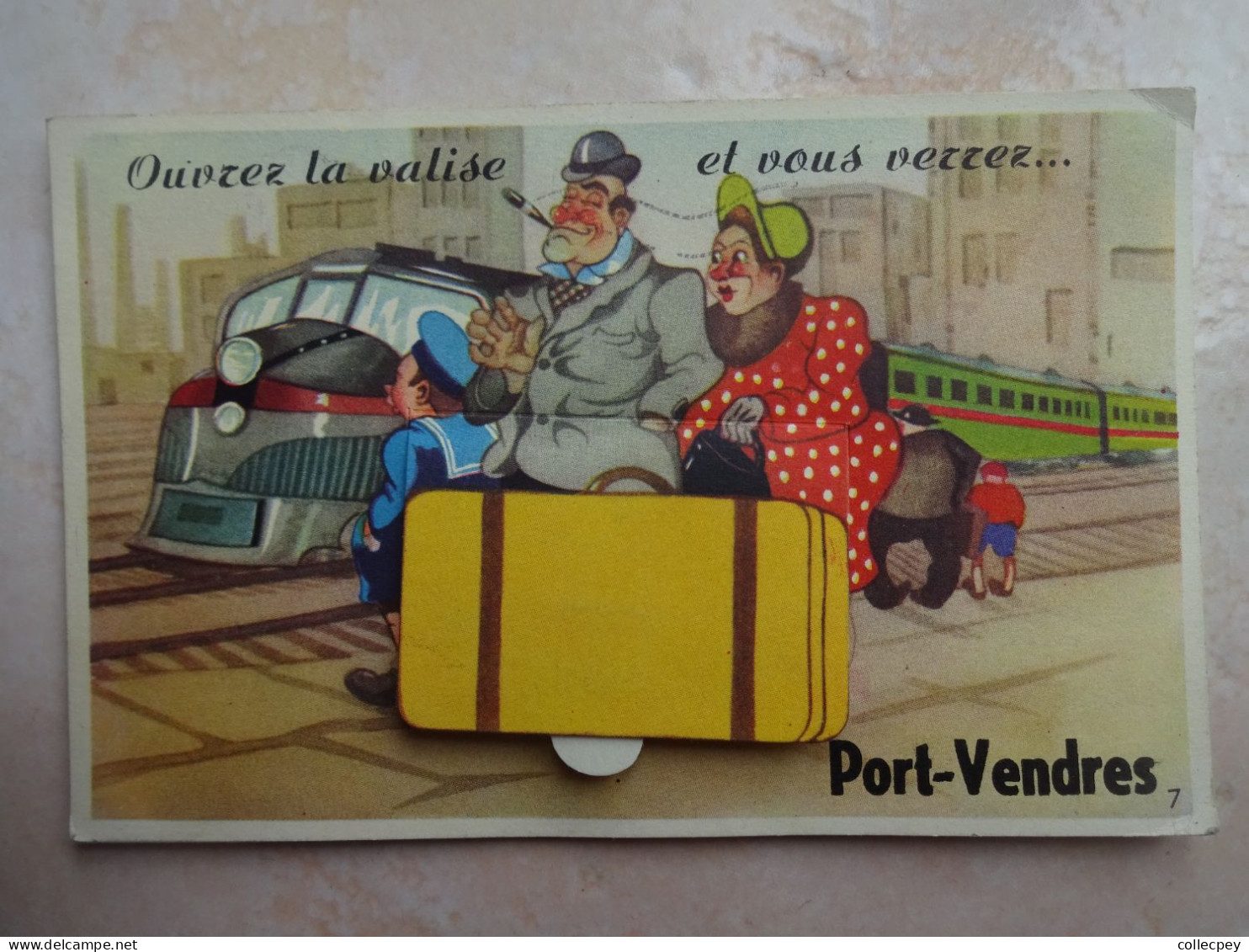 CPA SYSTEME 66 PORT VENDRES Ouvrez La Valise Et Vous Verrez ... - Port Vendres