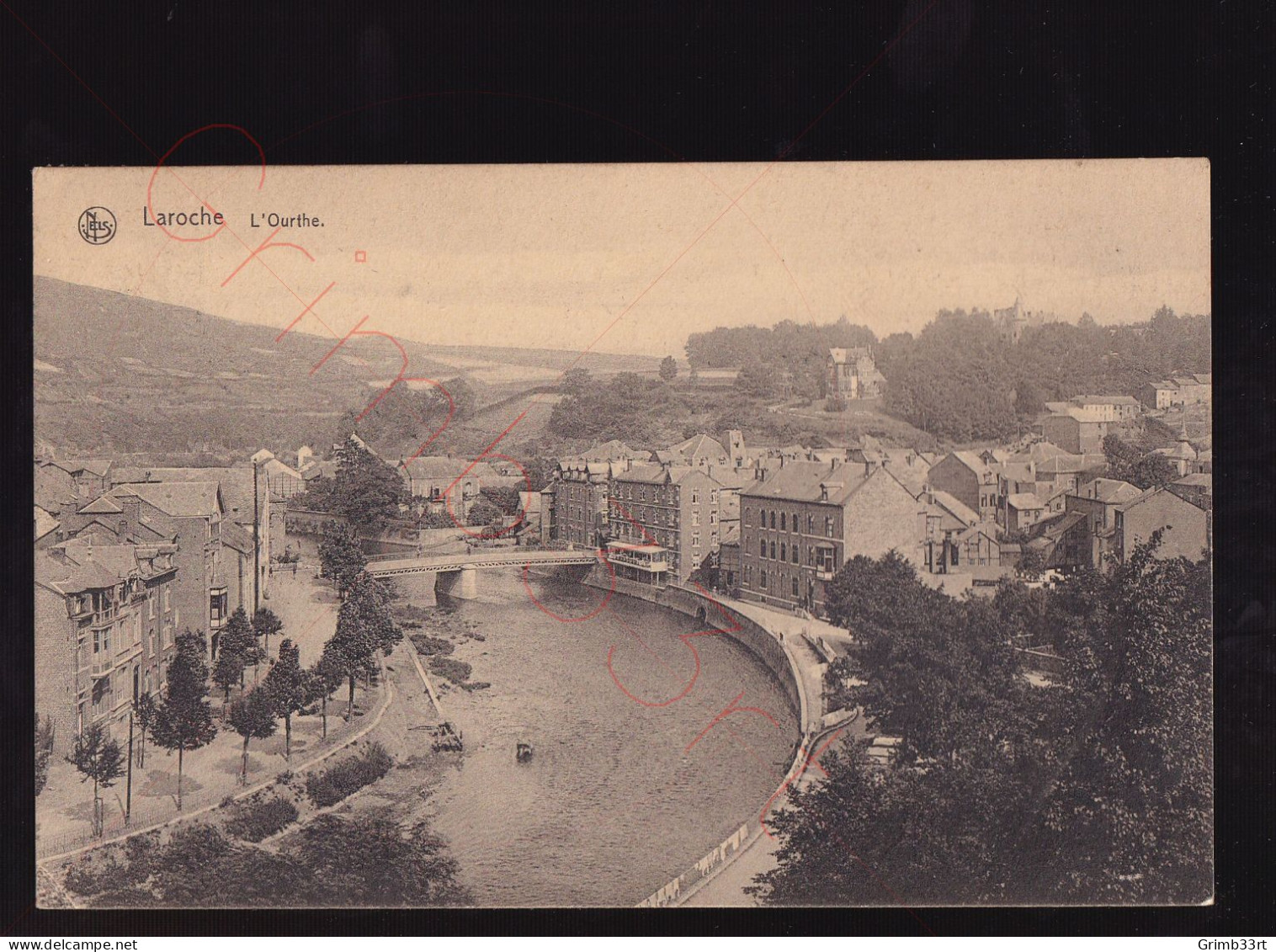 Laroche - L'Ourthe - Postkaart - La-Roche-en-Ardenne