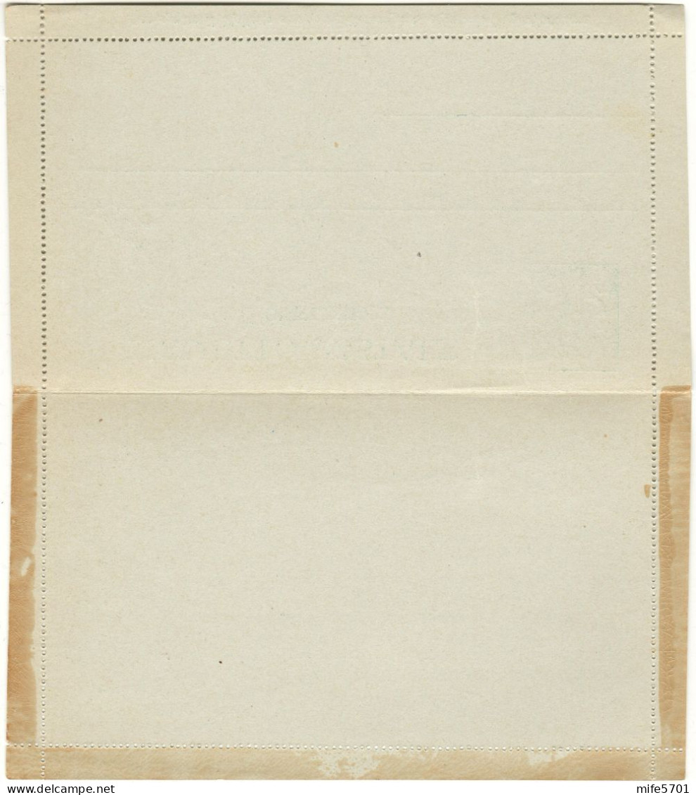 REGNO D'ITALIA B6A 1903 BIGLIETTO POSTALE TIPO 'FLOREALE' DA C. 5 CARTONCINO GRIGIO CHIARO - NUOVO FILAGRANO B6A - Stamped Stationery