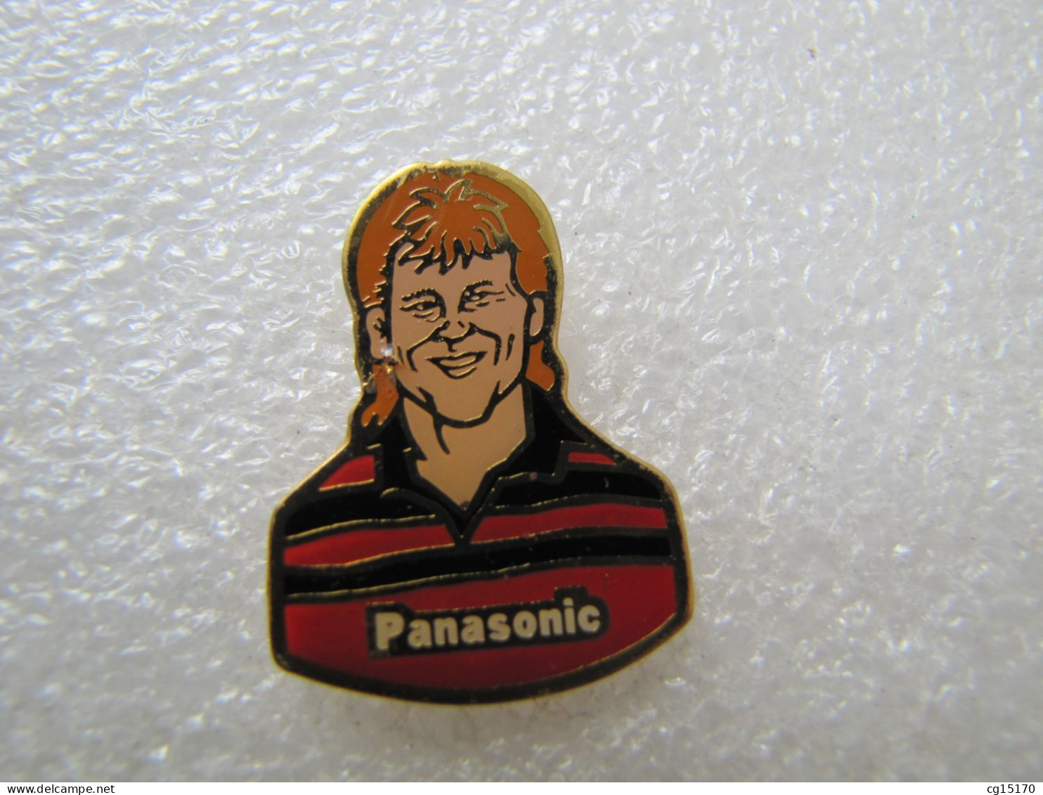 PIN'S     FOOTBALL  OLYMPIQUE DE MARSEILLE  PASCAL OLMETA  PANASONIC - Voetbal