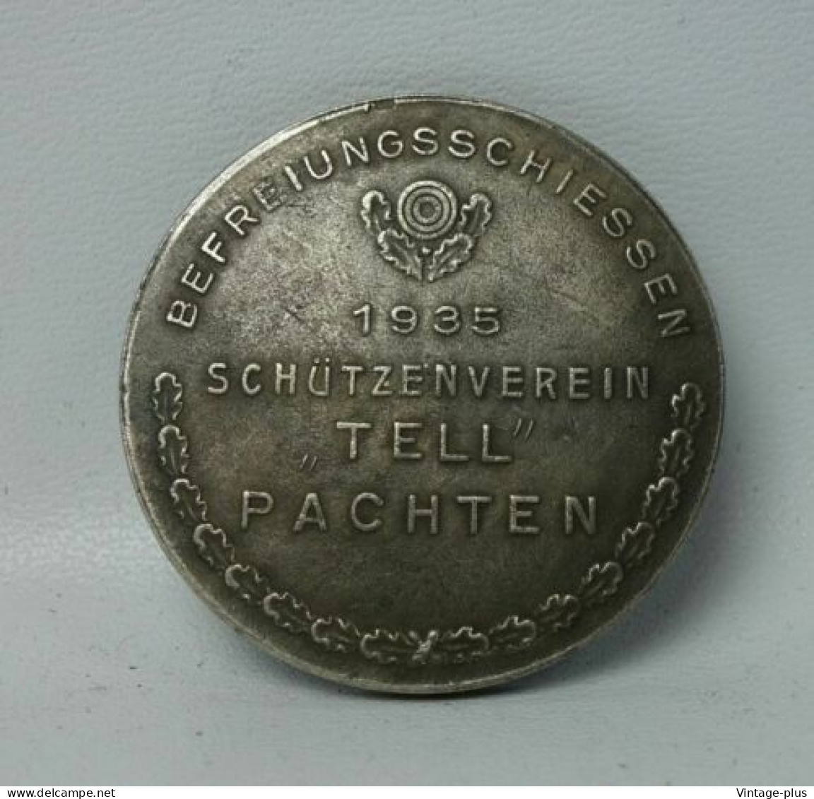 GERMANIA 3° REICH MONETA COMMEMORATIVA 1935 SCHUTZENVERETN TELL PACHTEN   - ALLEMAGNE - DEUTSCHLAND - COD: AB34 - Altri & Non Classificati