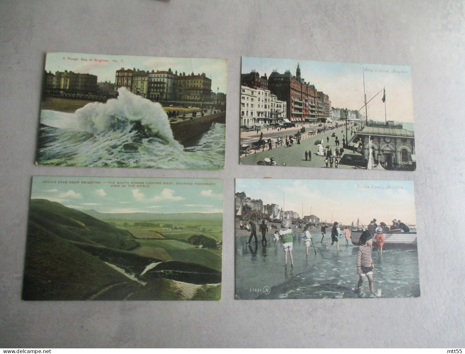 SUSSEX BRIGHTON LOT DE 8 CPA COLORISEE - Brighton