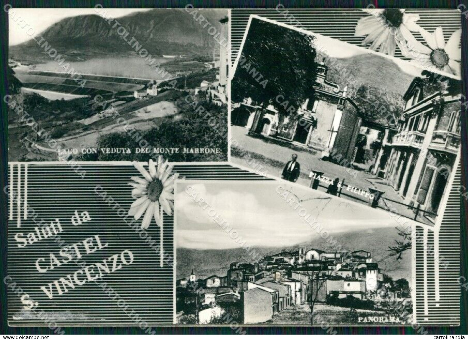 Isernia Castel San Vincenzo Saluti Da Foto FG Cartolina ZKM7536 - Isernia