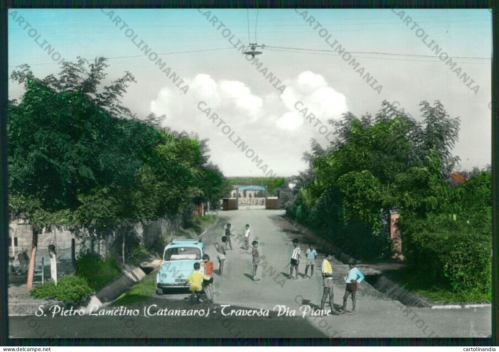 Catanzaro Lamezia Terme San Pietro Lametino Auto Foto FG Cartolina ZK2062 - Catanzaro