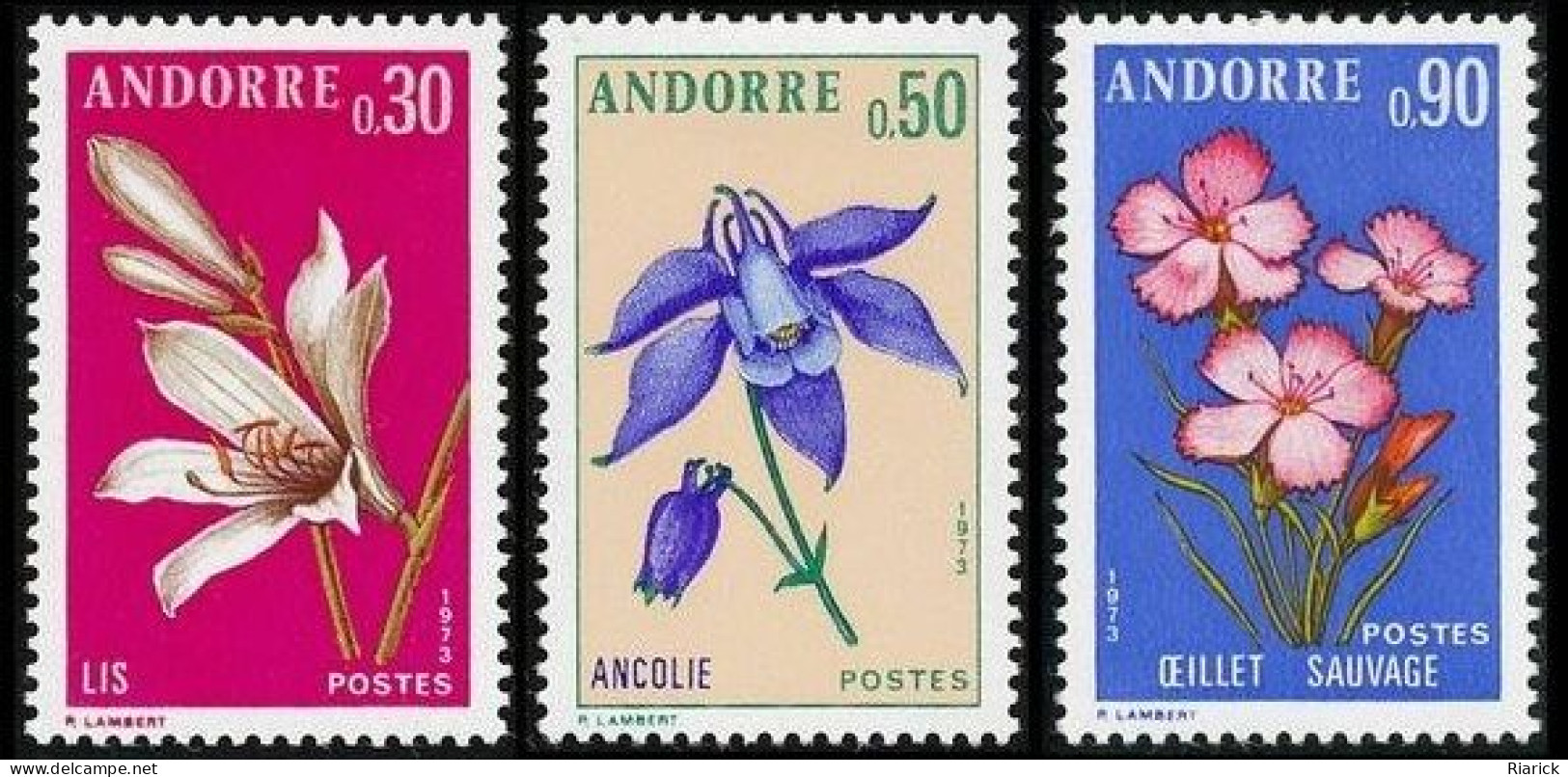 ANDORRE 1973 Yv 229/31 MNH Neufs - Neufs