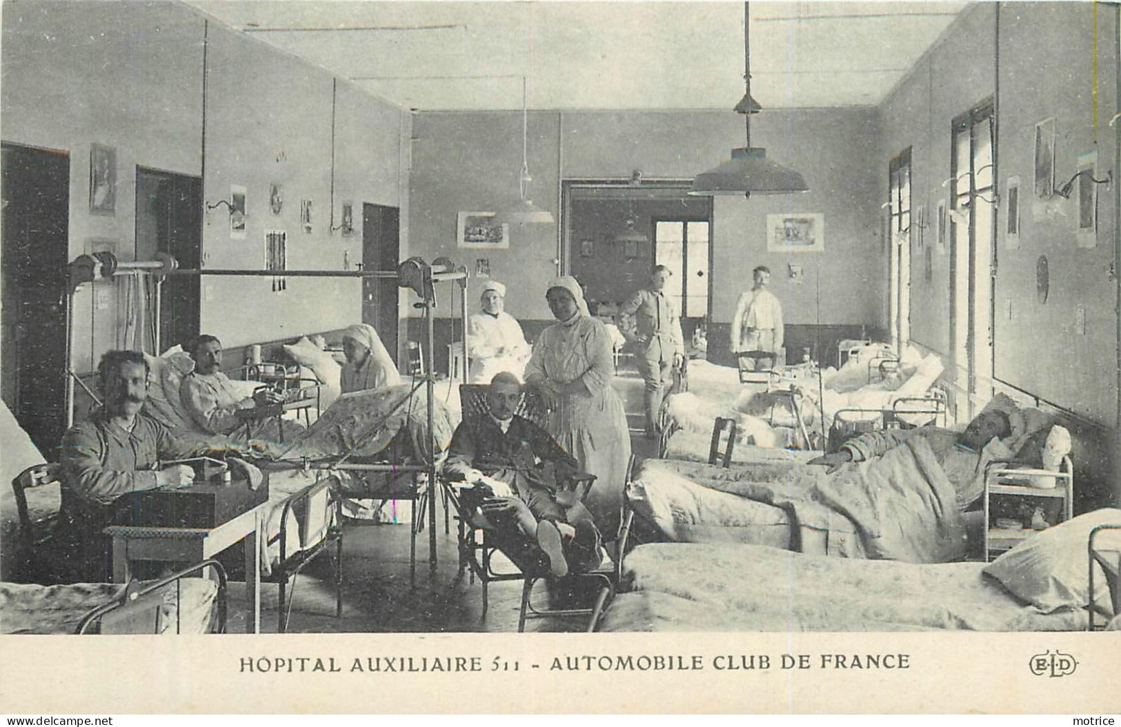 PARIS - Hôpital Auxiliaire 511, Automobile Club De France (ELD éditeur). - Santé, Hôpitaux