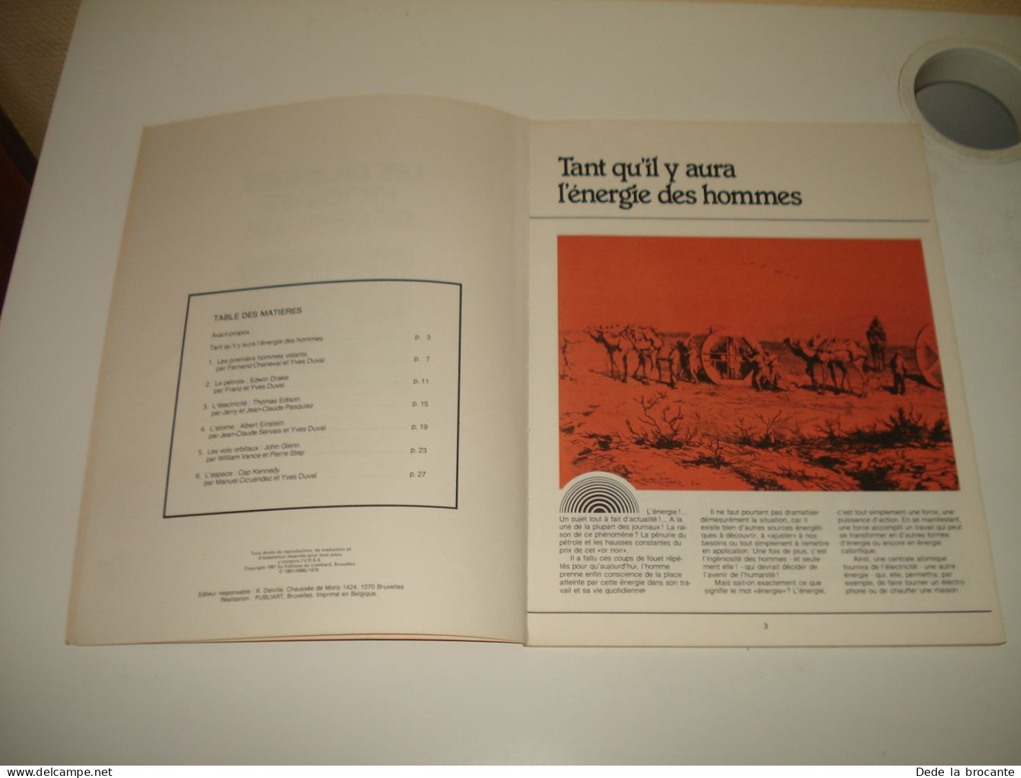 C54 (2)/ Les Grandes Victoires De L'énergie - Edition Pub Coca Cola - EO De 1981 - Autres & Non Classés