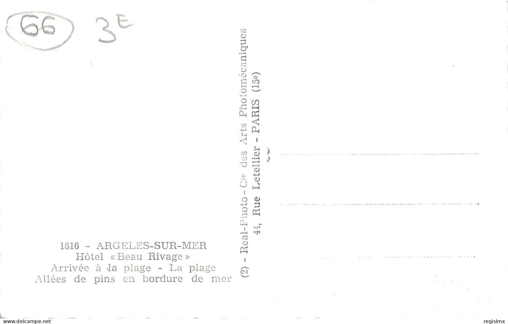 66-ARGELES SUR MER-N°T1150-C/0399 - Argeles Sur Mer
