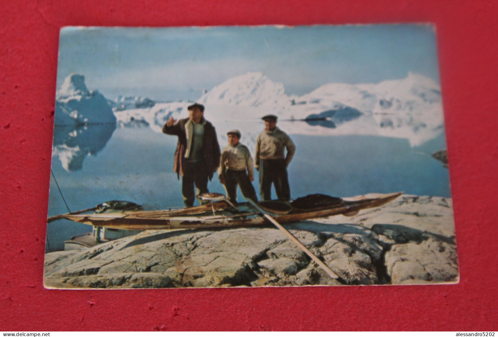 Gronland Greenland Native Sealers From Film Qivitoq 1959 - Groenlandia