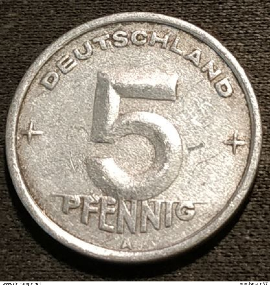 RDA - DDR - ALLEMAGNE - GERMANY - 5 PFENNIG 1948 A - KM 2 - 5 Pfennig