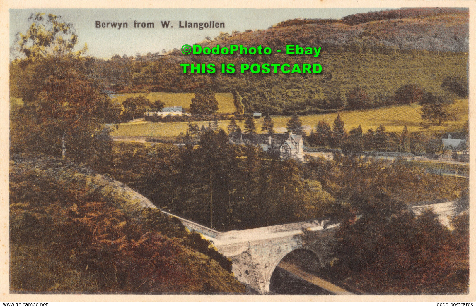 R439046 Llangollen. Berwyn From W. Aqua Tone Series - Monde