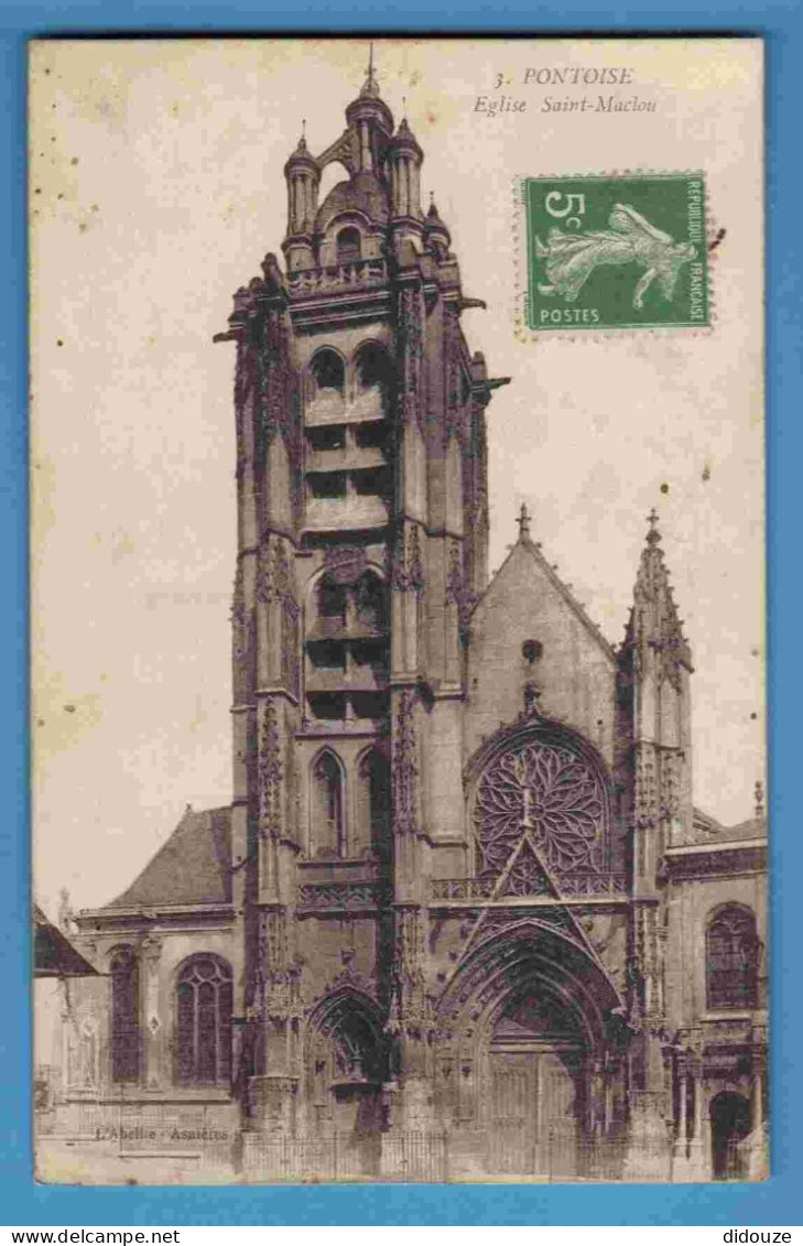 95 - Pontoise - Eglise Saint Maclou - Ecrite - Cergy Pontoise