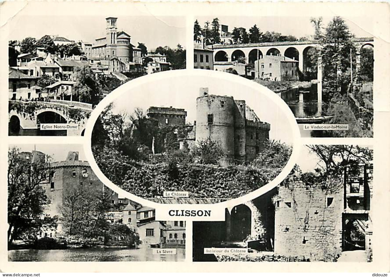 44 - Clisson - Multivues - Mention Photographie Véritable - CPSM Grand Format - Voir Scans Recto-Verso - Clisson