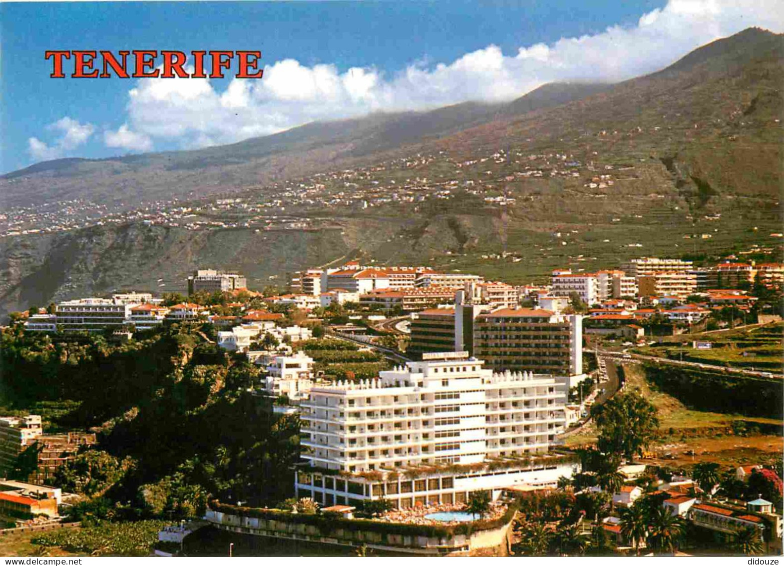 Espagne - Espana - Islas Canarias - Tenerife - Puerto De La Cruz - Vista Parcial - Vue Partielle Aérienne - Immeubles -  - Tenerife