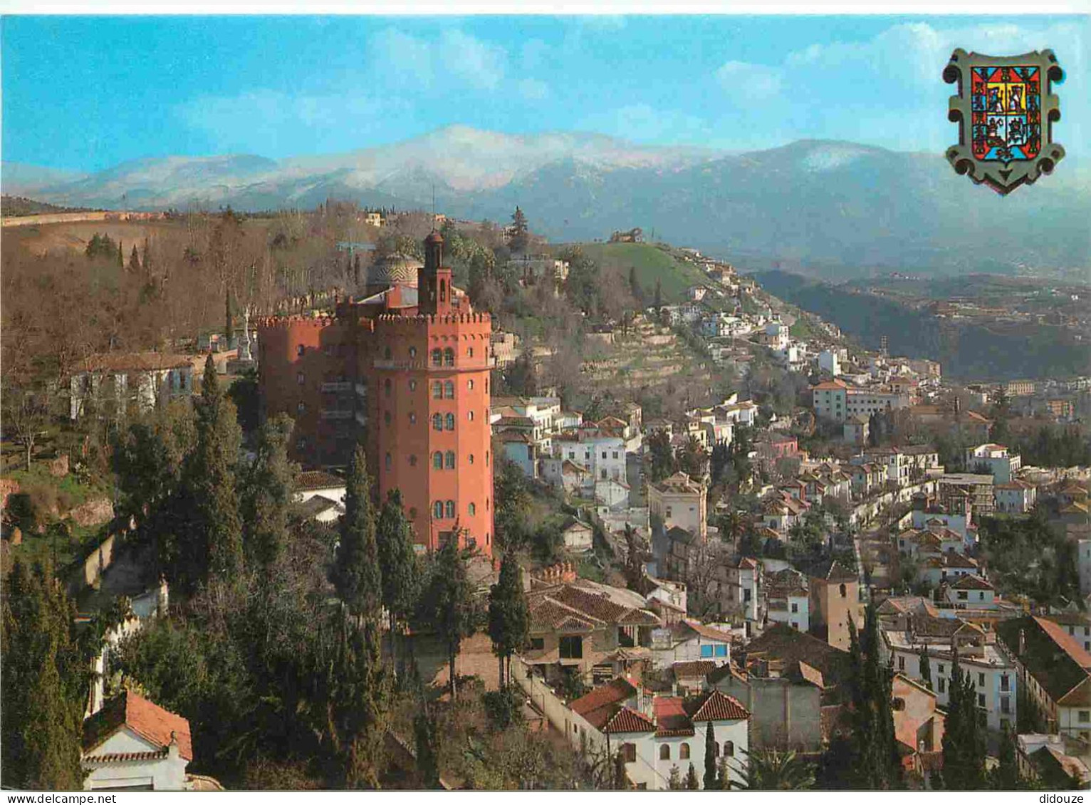 Espagne - Espana - Andalucia - Granada - Vista Hôtel Alhambra Palace - Blasons - Espana - CPM - Voir Scans Recto-Verso - Granada